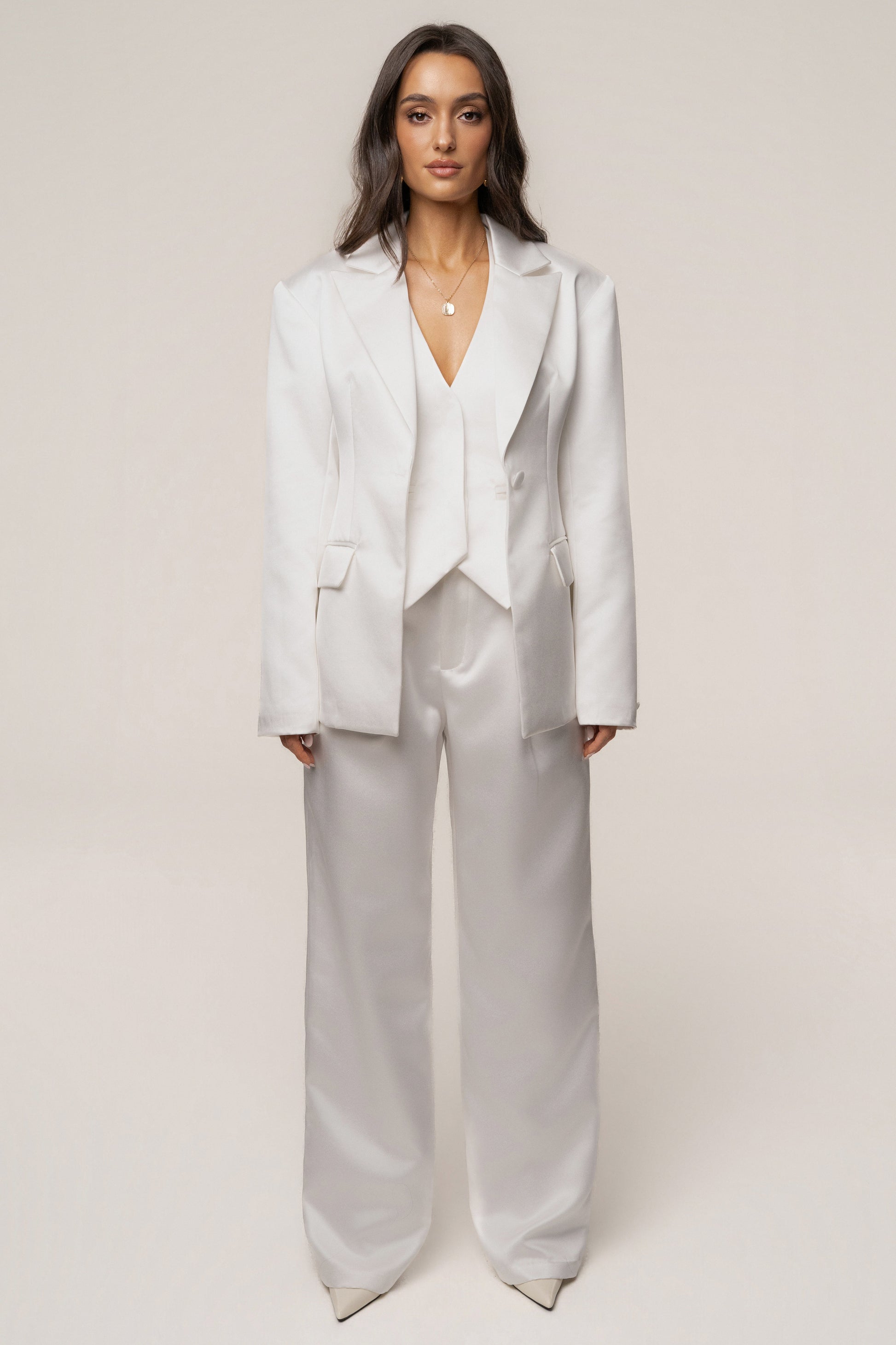 White City Nights Satin Trouser JLUXLABEL