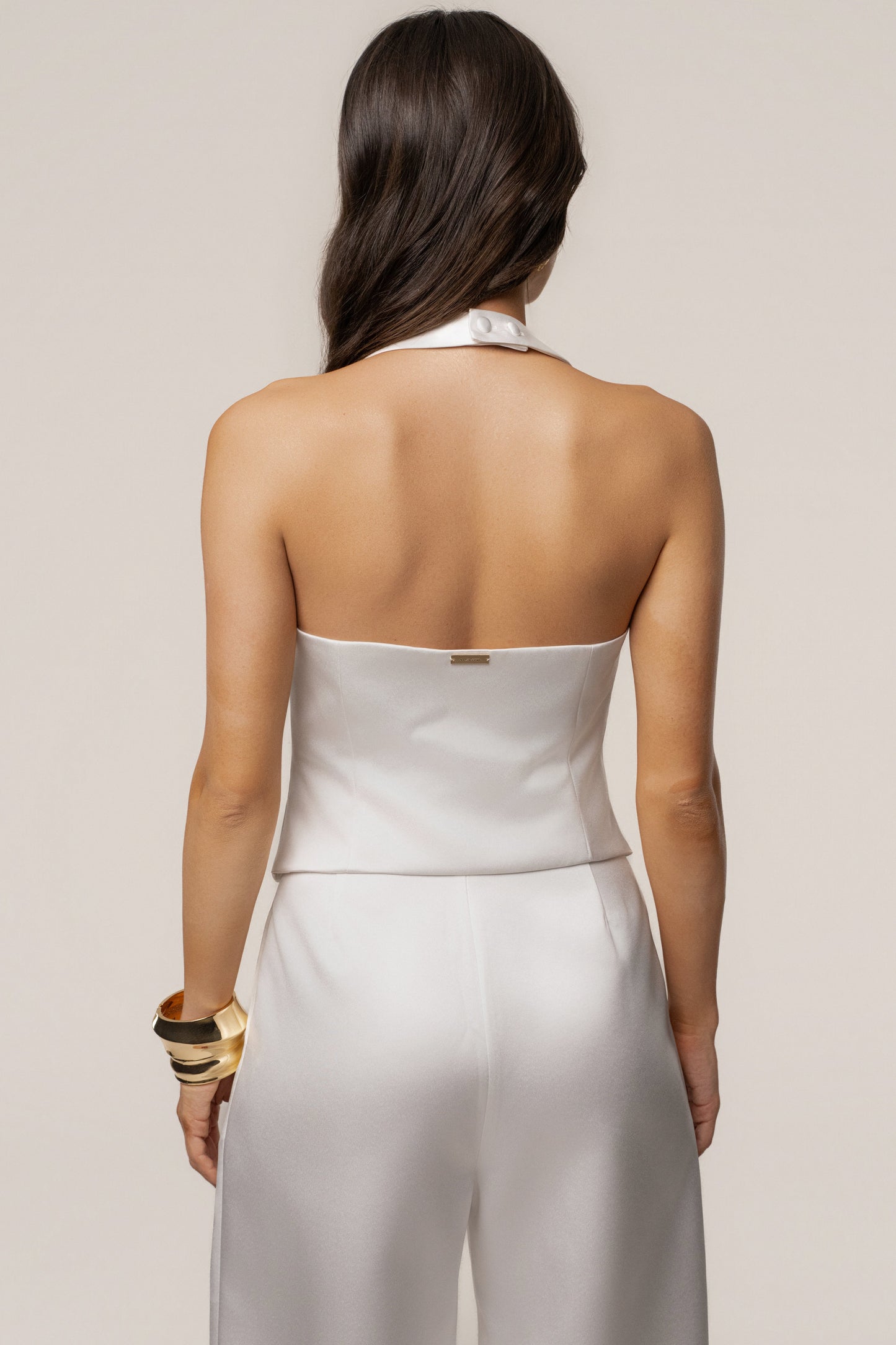 White City Nights Satin Vest JLUXLABEL