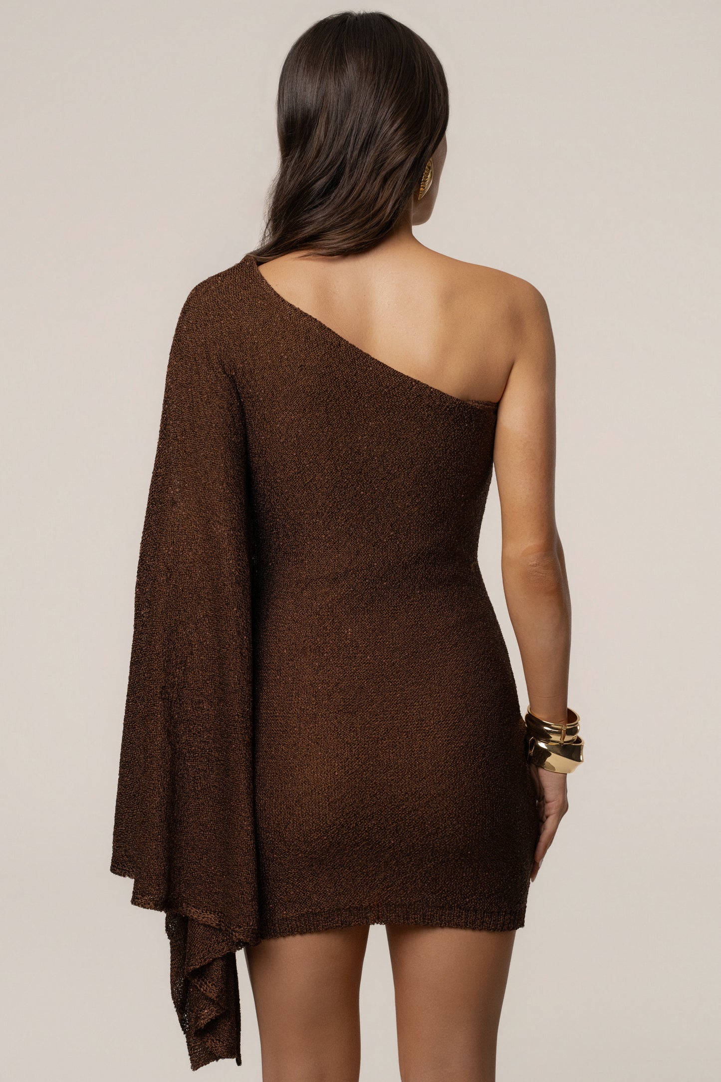 Bronze Lumiere Sequin Mini Dress JLUXLABEL