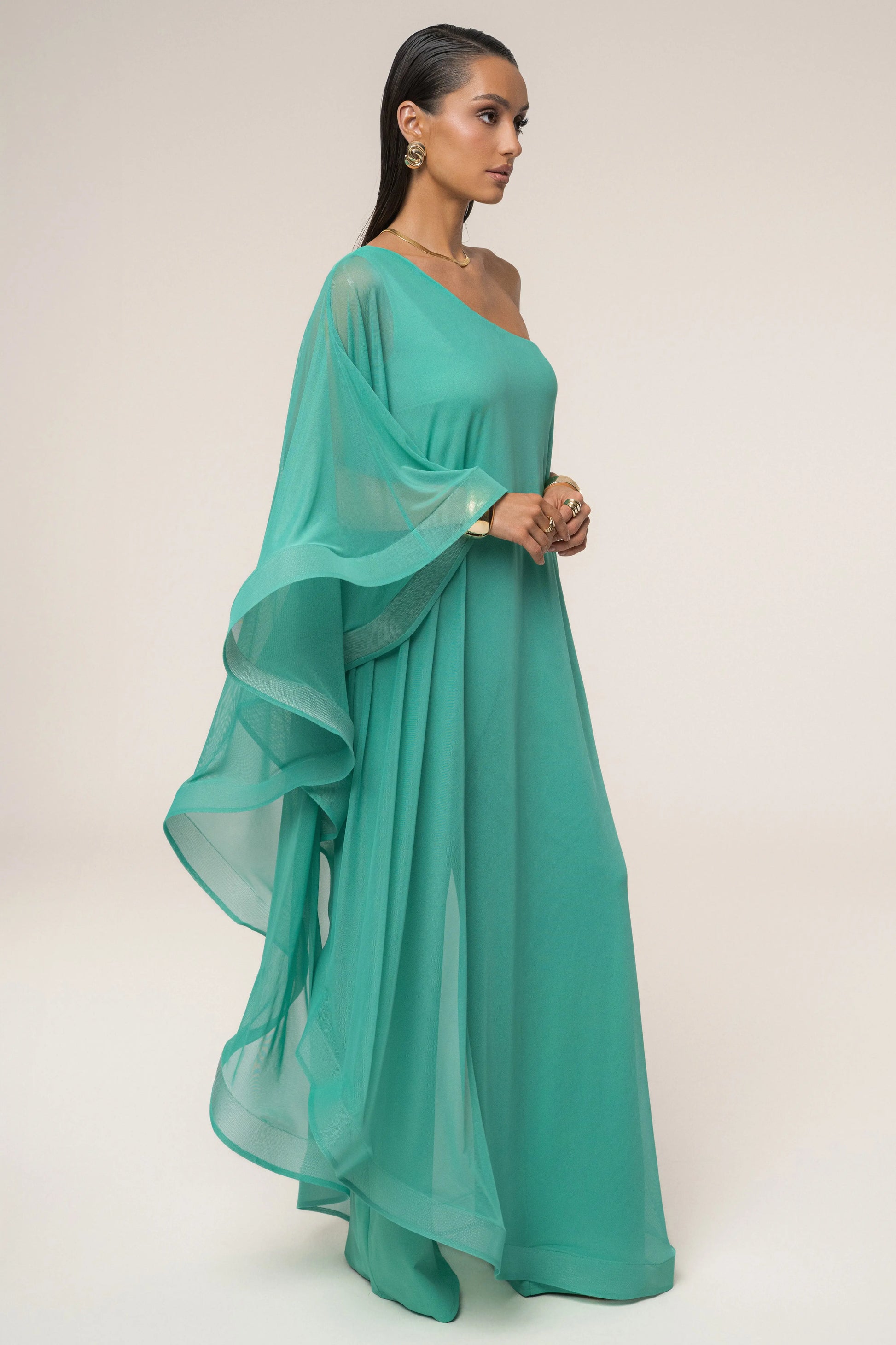 Green New Waves Jumpsuit JLUXLABEL