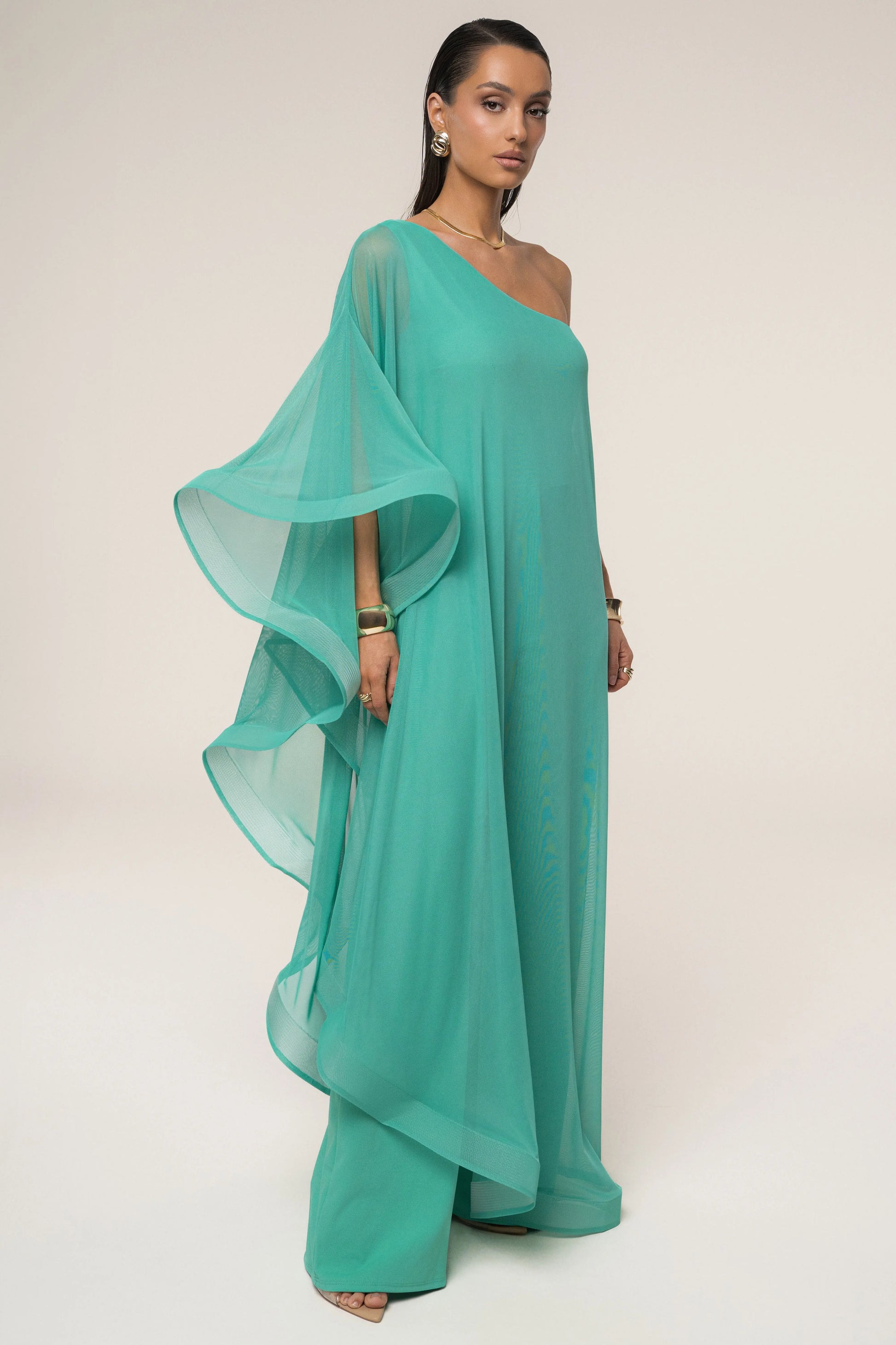 Green New Waves Jumpsuit JLUXLABEL