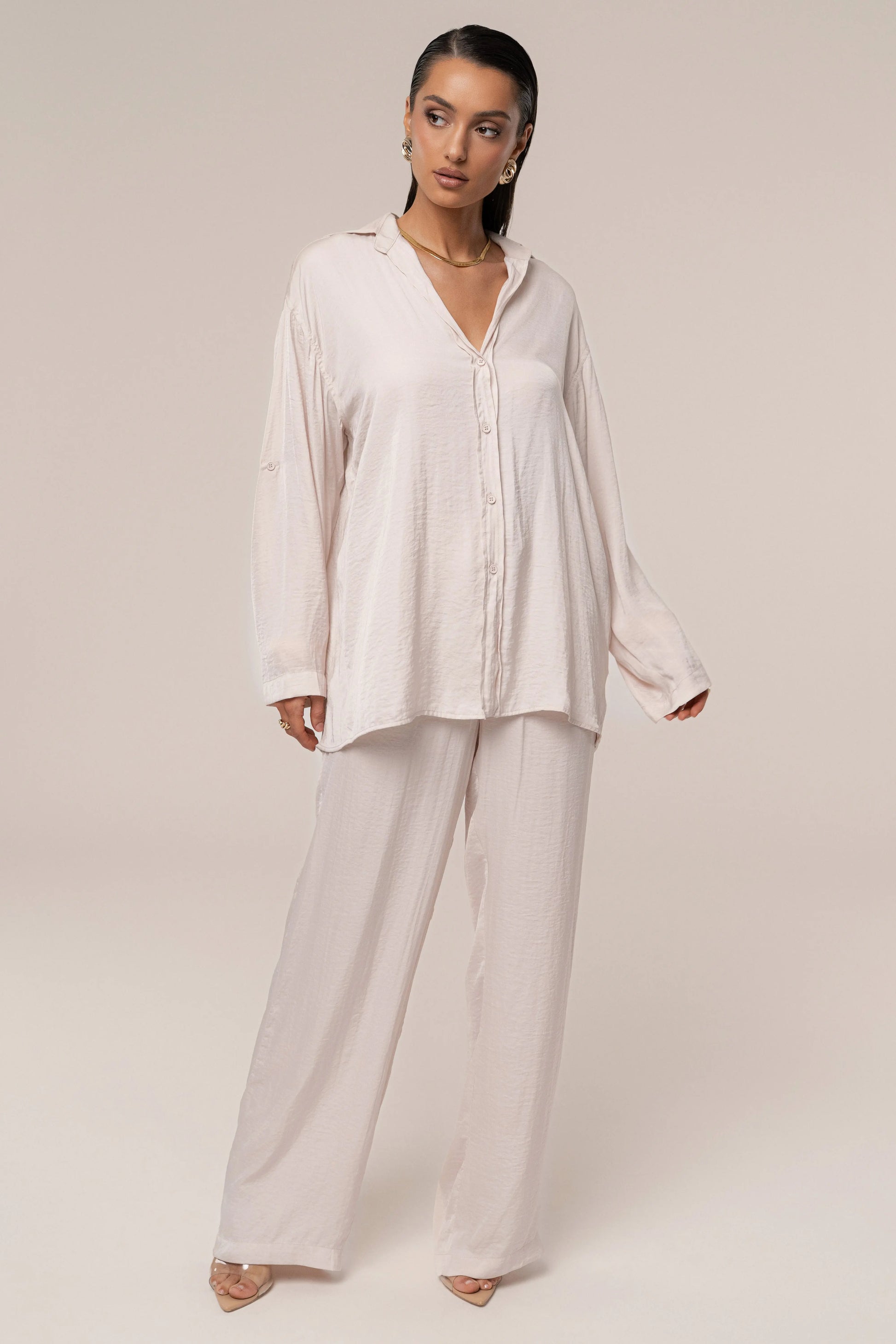 Milk Pearl Bay Pant Set JLUXLABEL