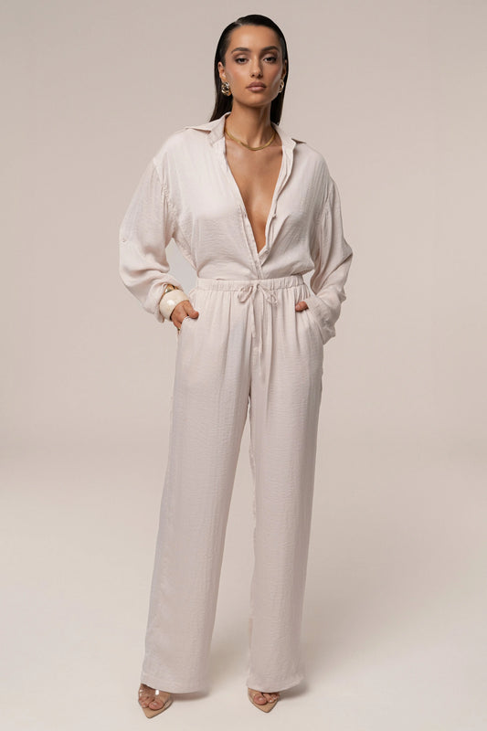 Milk Pearl Bay Pant Set JLUXLABEL