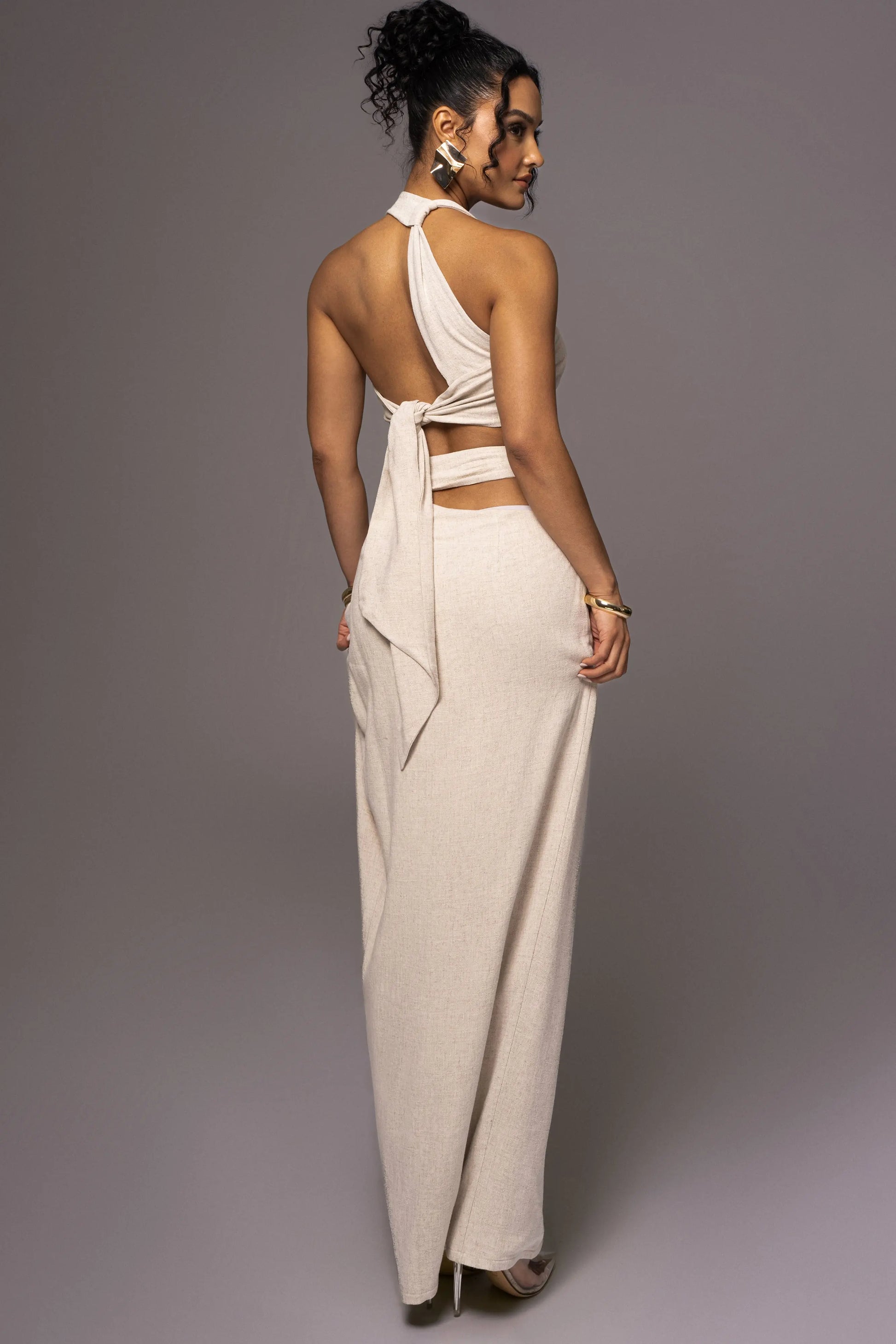 Natural New Age Two Piece Skirt Set JLUXLABEL