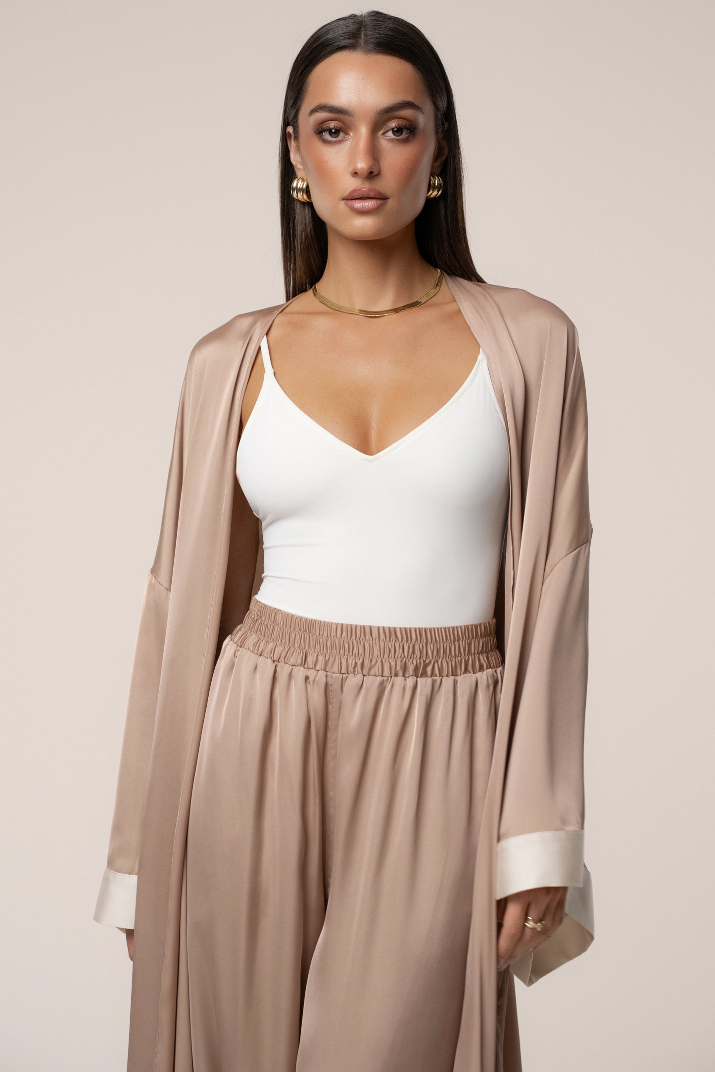 Mocha Nola Maxi Duster