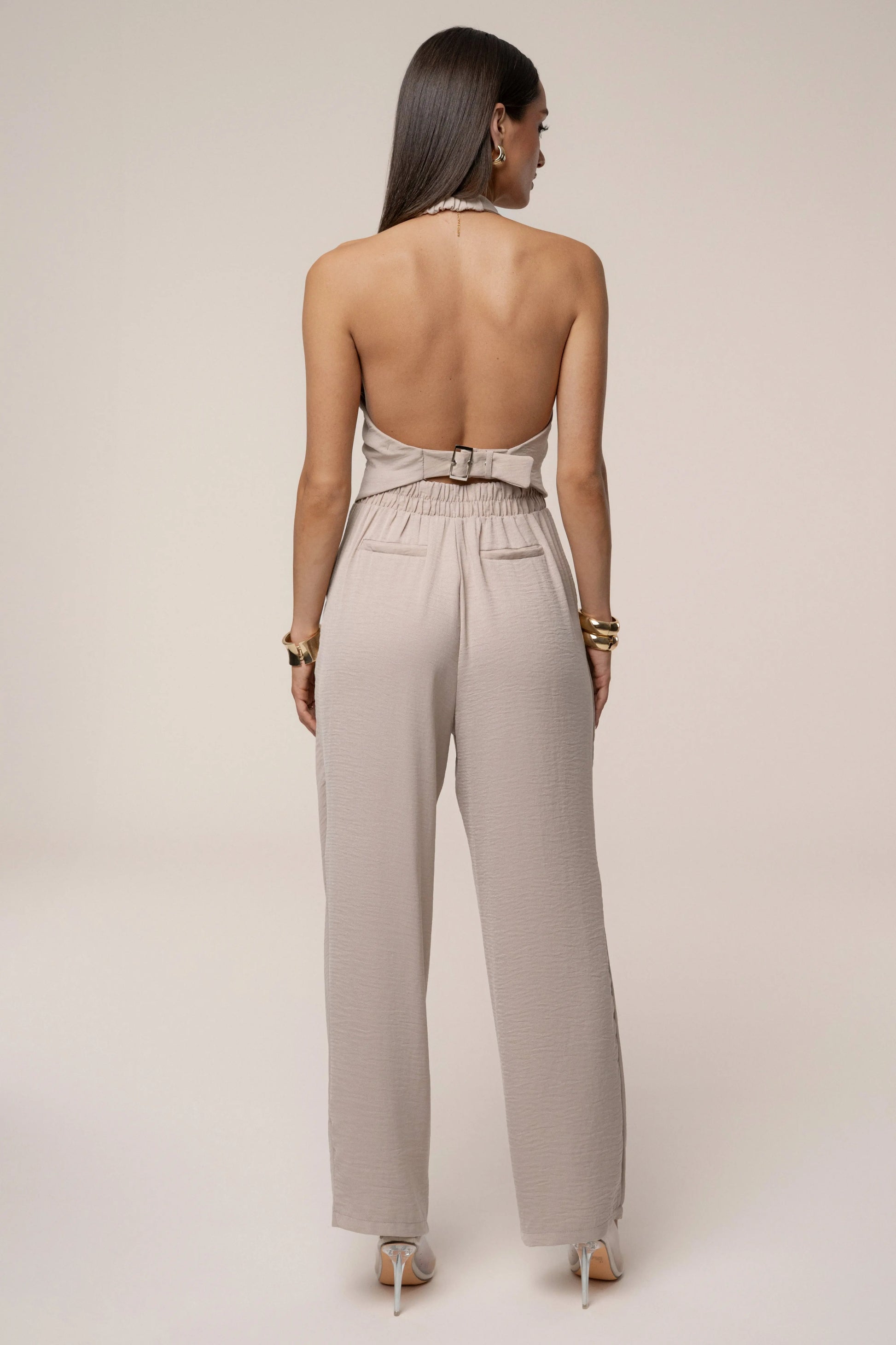 Taupe Serene Pant Set JLUXLABEL