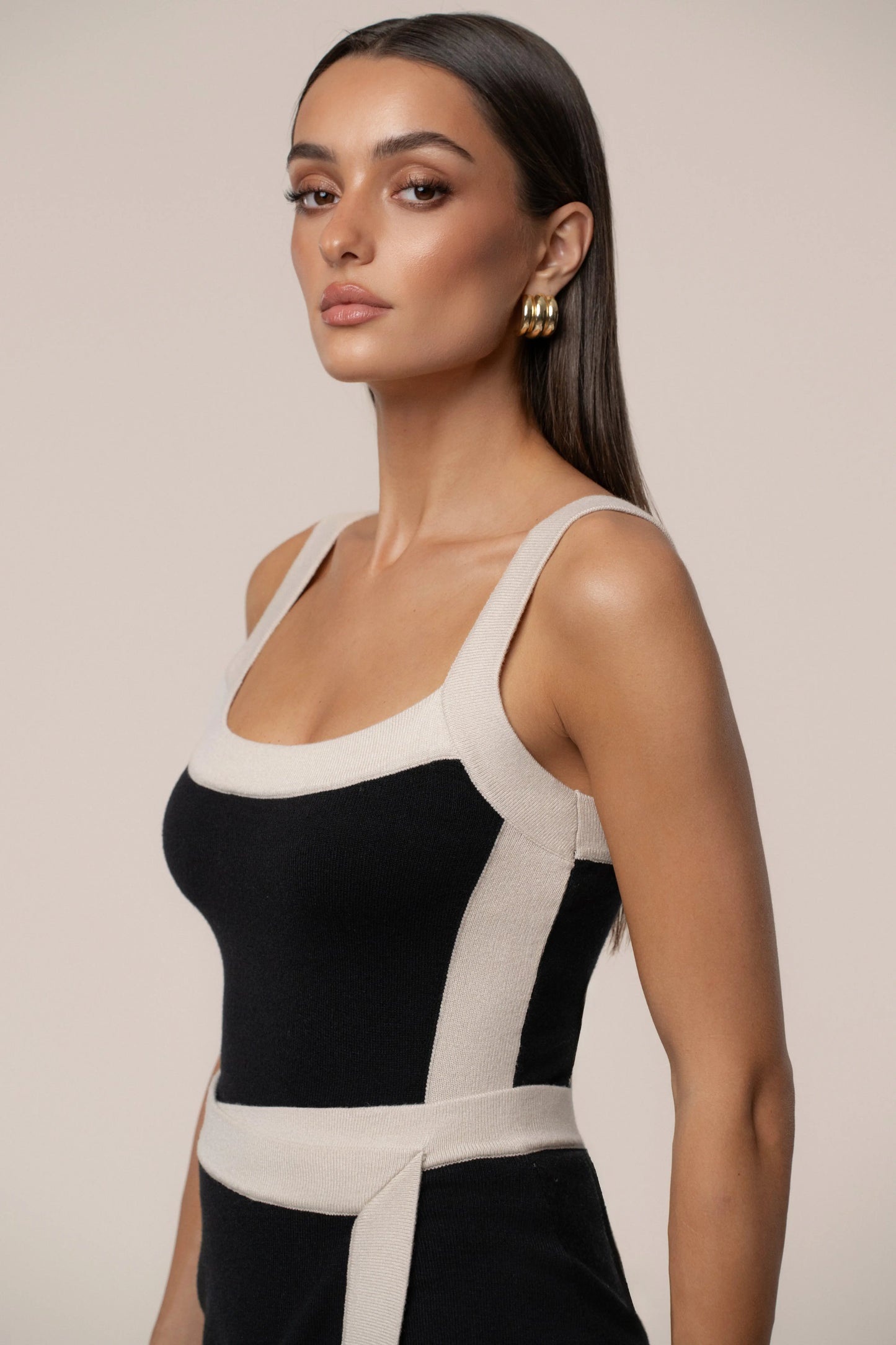 Black/Milk Coast Is Clear Skirt Set JLUXLABEL