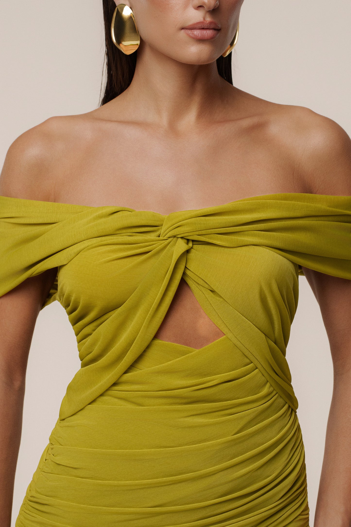 Moss Alessandra Off Shoulder Maxi Dress JLUXLABEL
