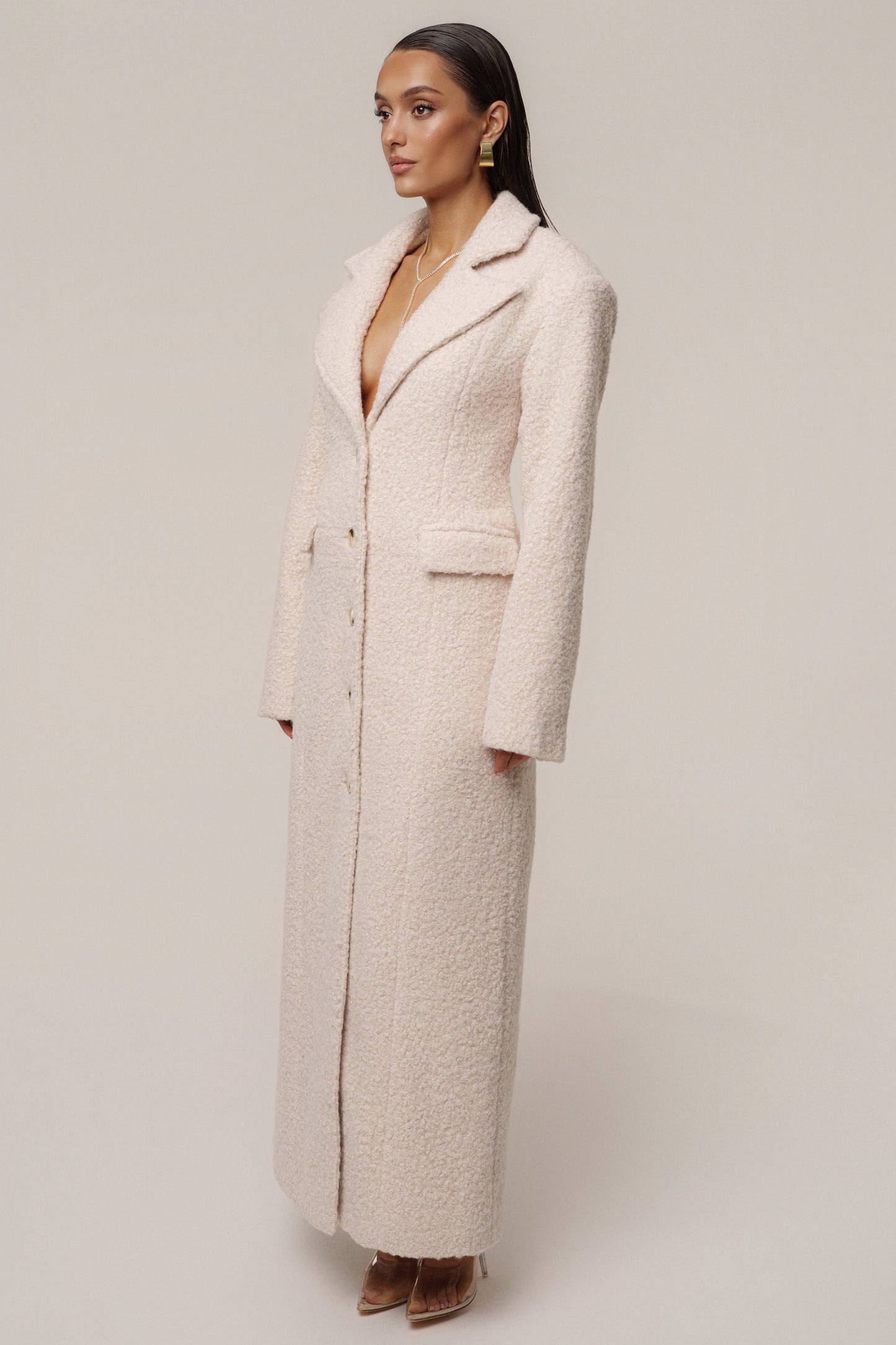 Ivory Midnight Check In Coat