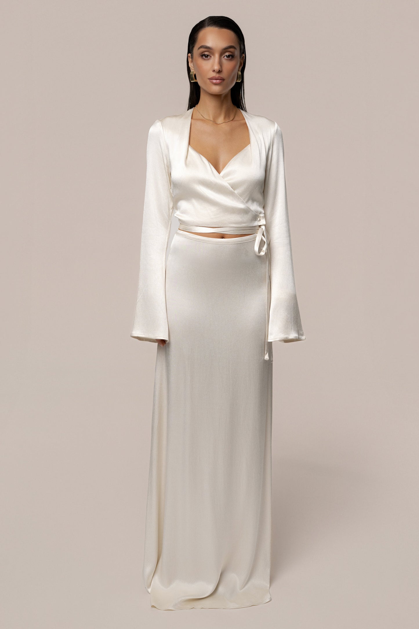 Champagne Golden Eve Skirt Set