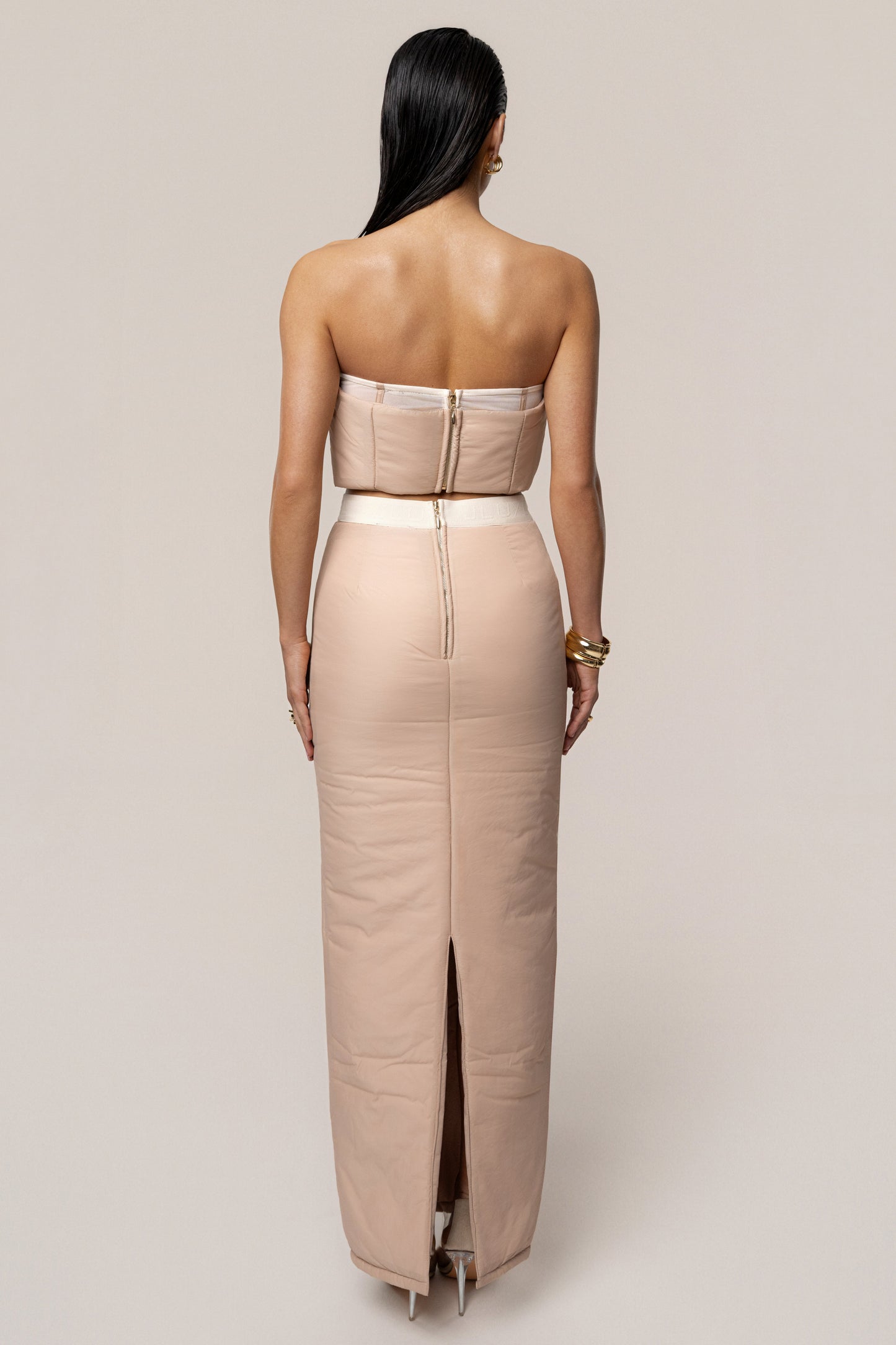 Beige Addyson Skirt Set