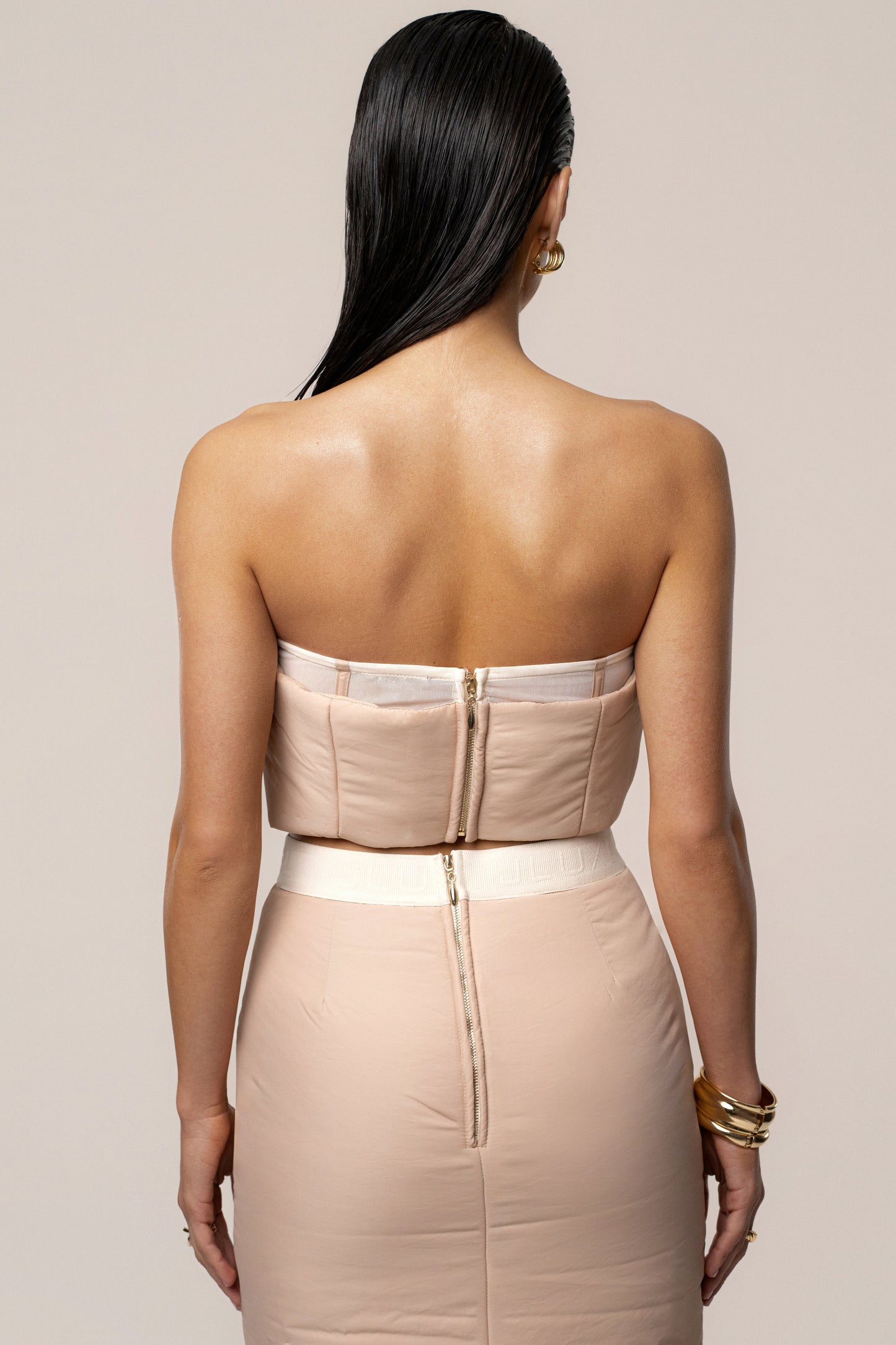 Beige Addyson Skirt Set