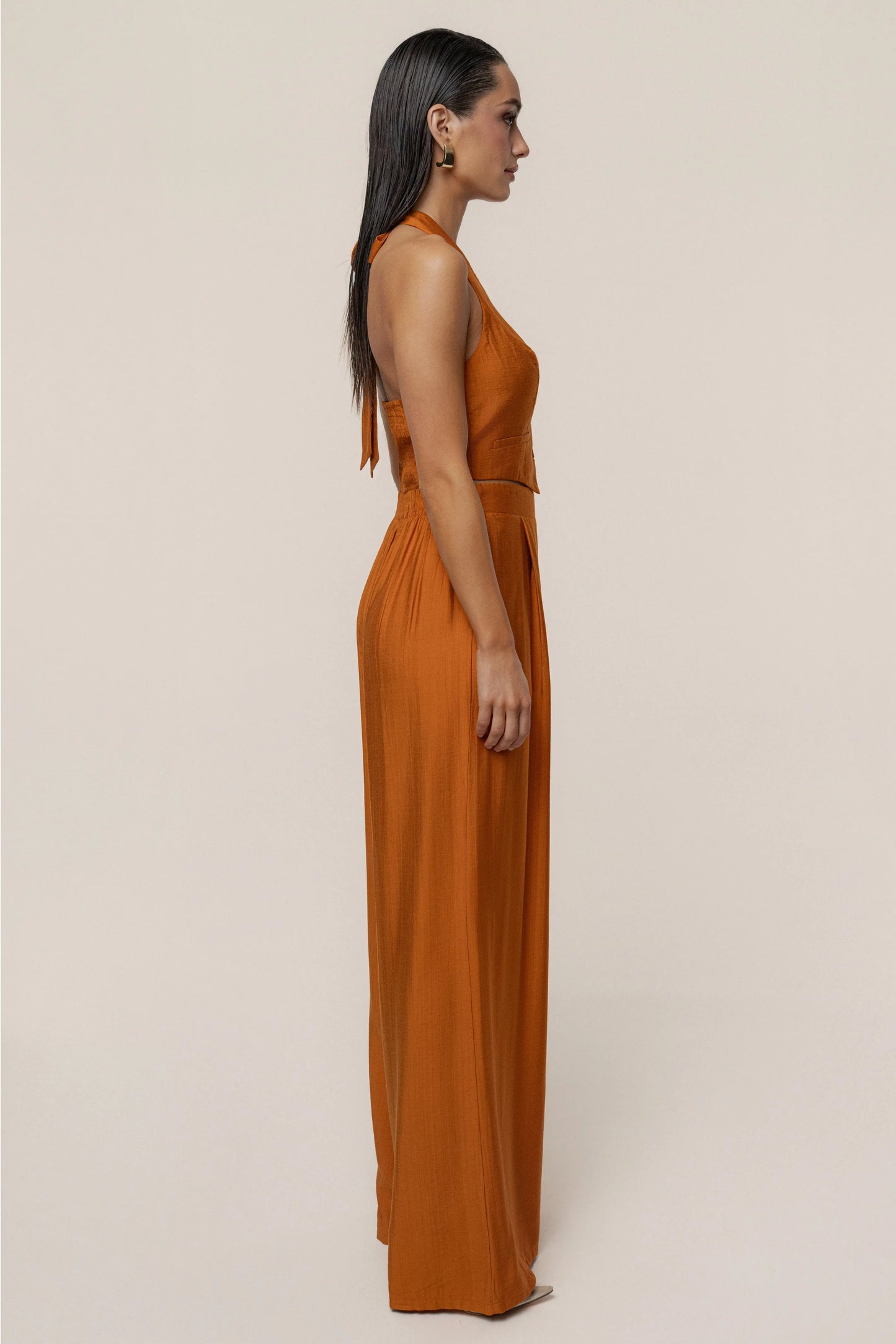 Rust Tropical Daze Pant Set JLUXLABEL