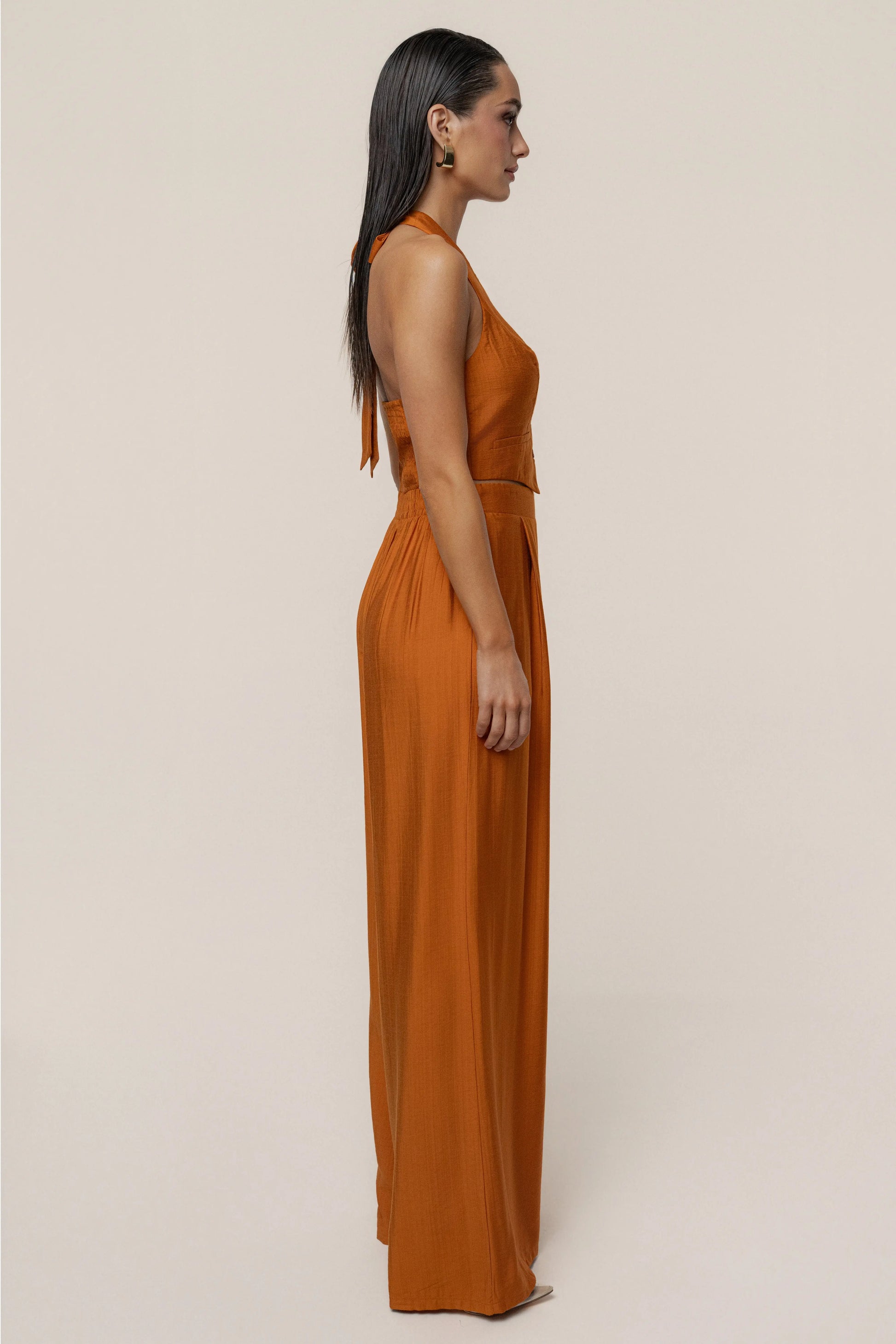 Rust Tropical Daze Pant Set JLUXLABEL