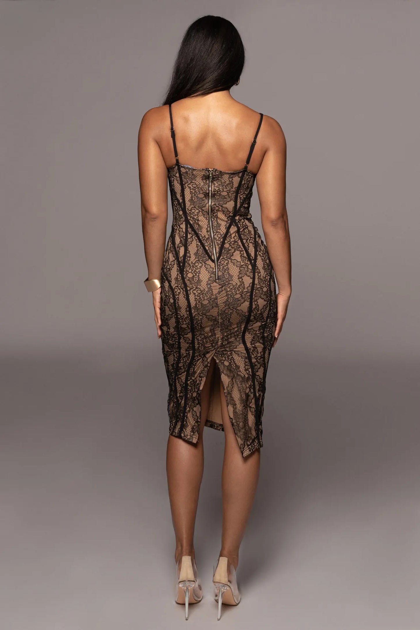 Noir Katerina Lace Dress JLUXLABEL