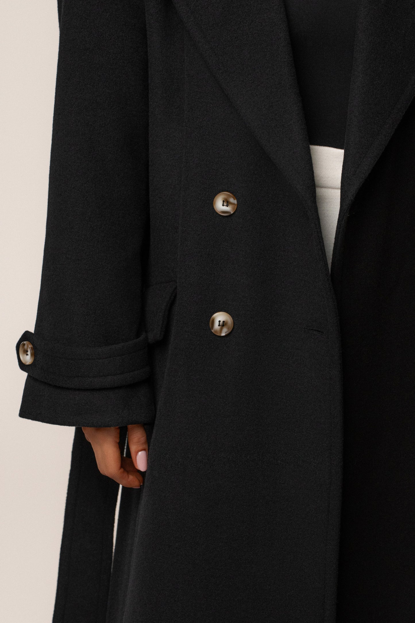 Black Empire Longline Coat JLUXLABEL
