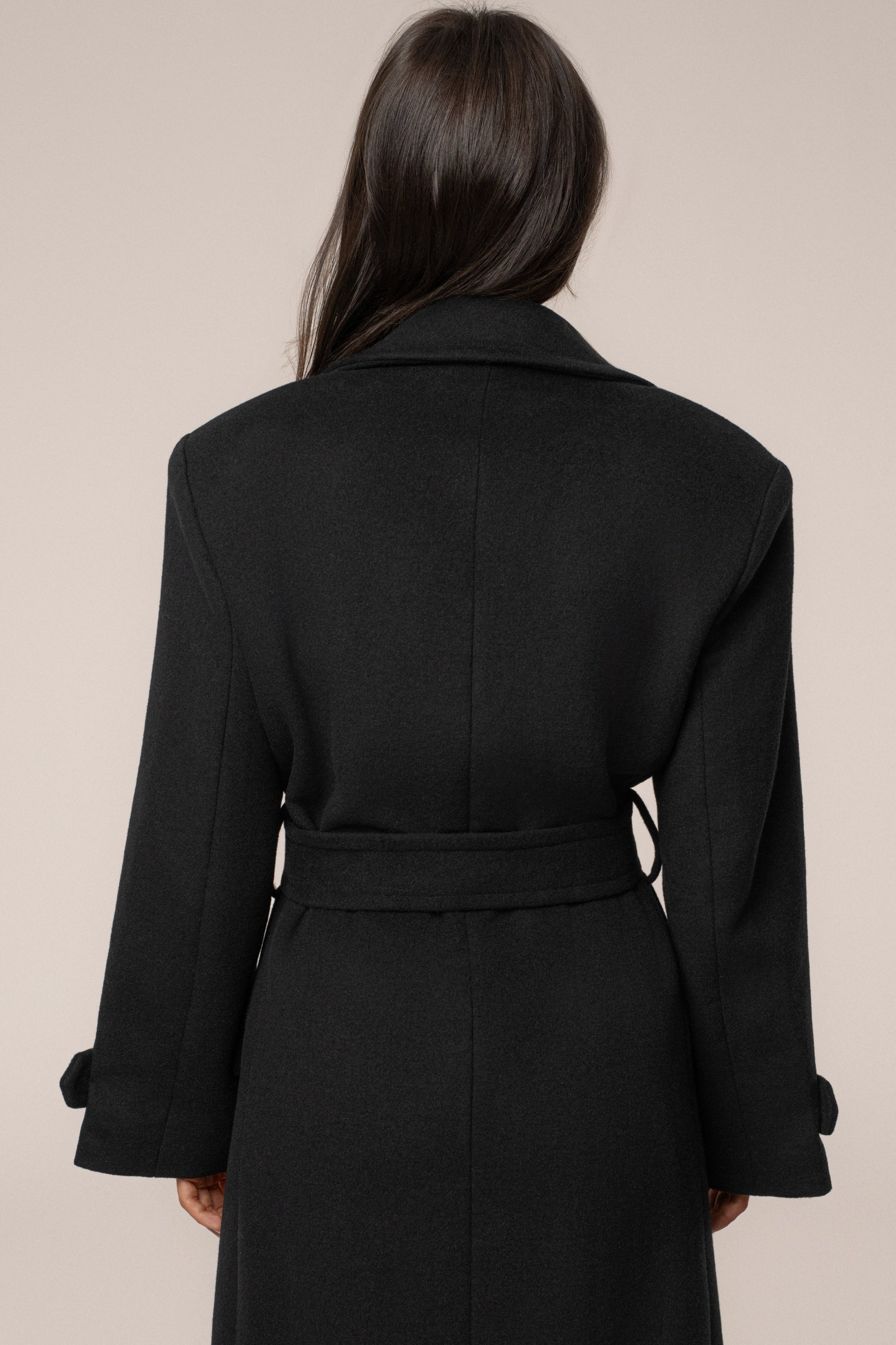 Black Empire Longline Coat JLUXLABEL