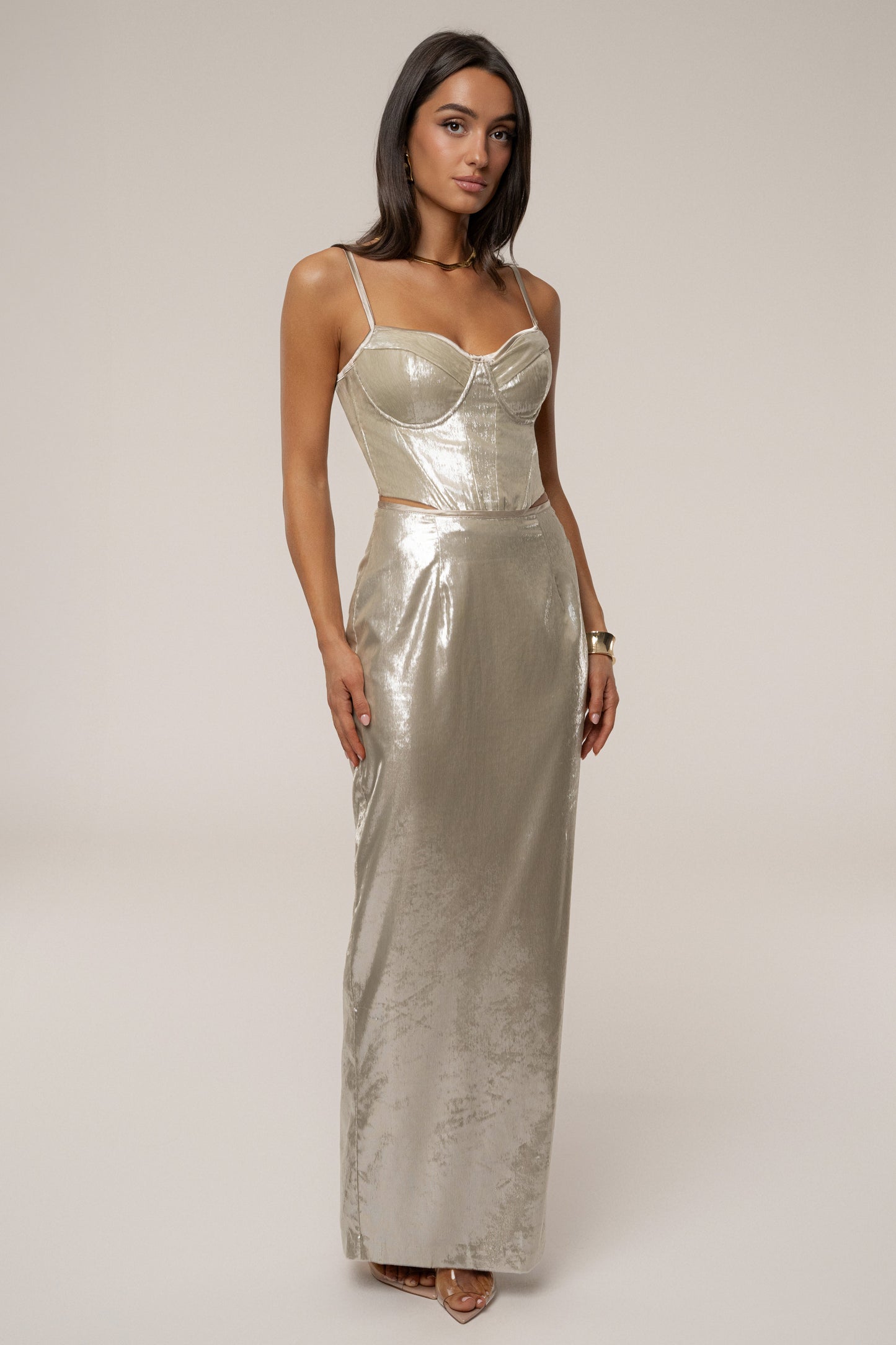 Beige Illuminate Corset