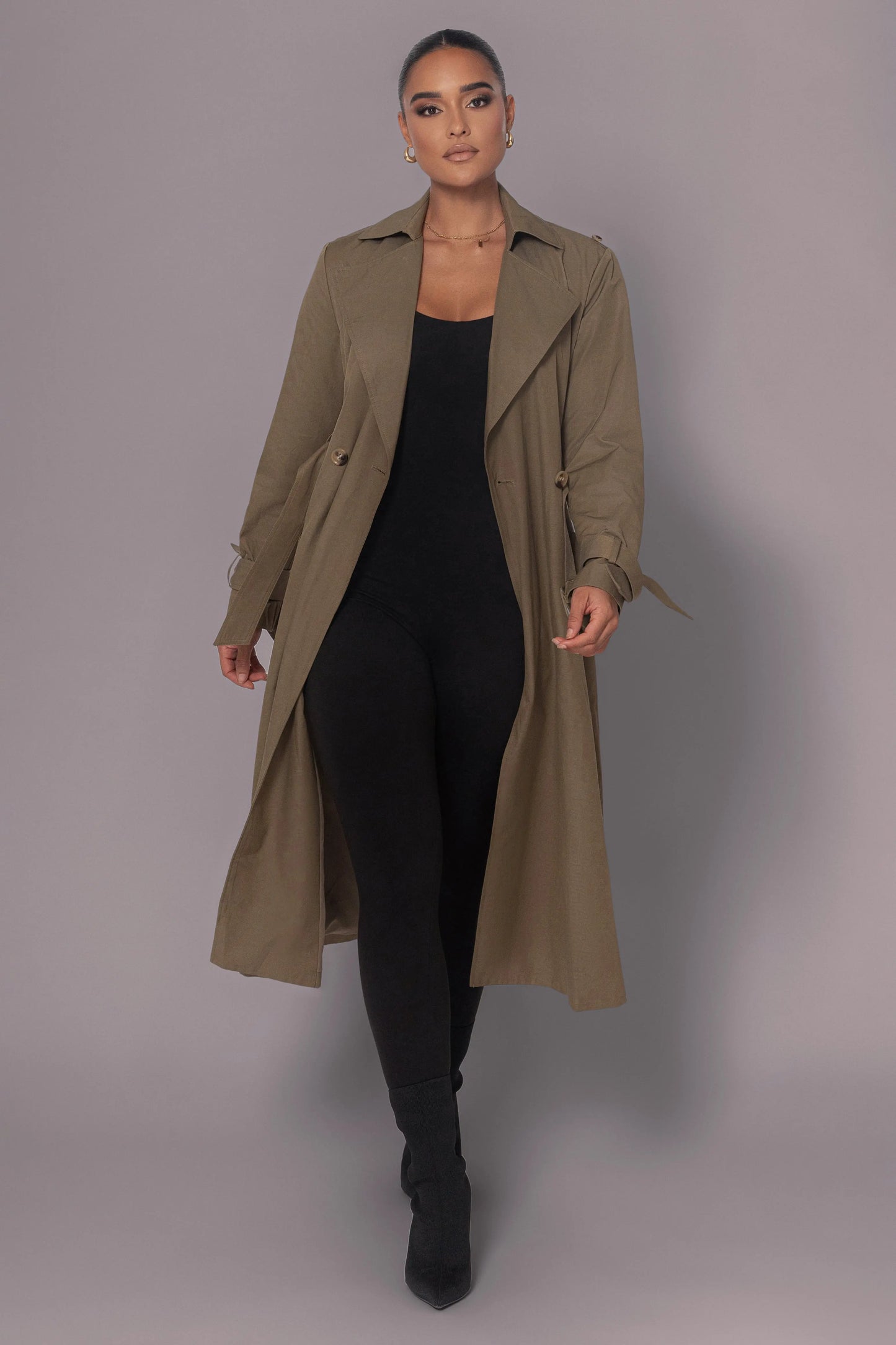 Olive The Classic Trench Coat JLUXLABEL