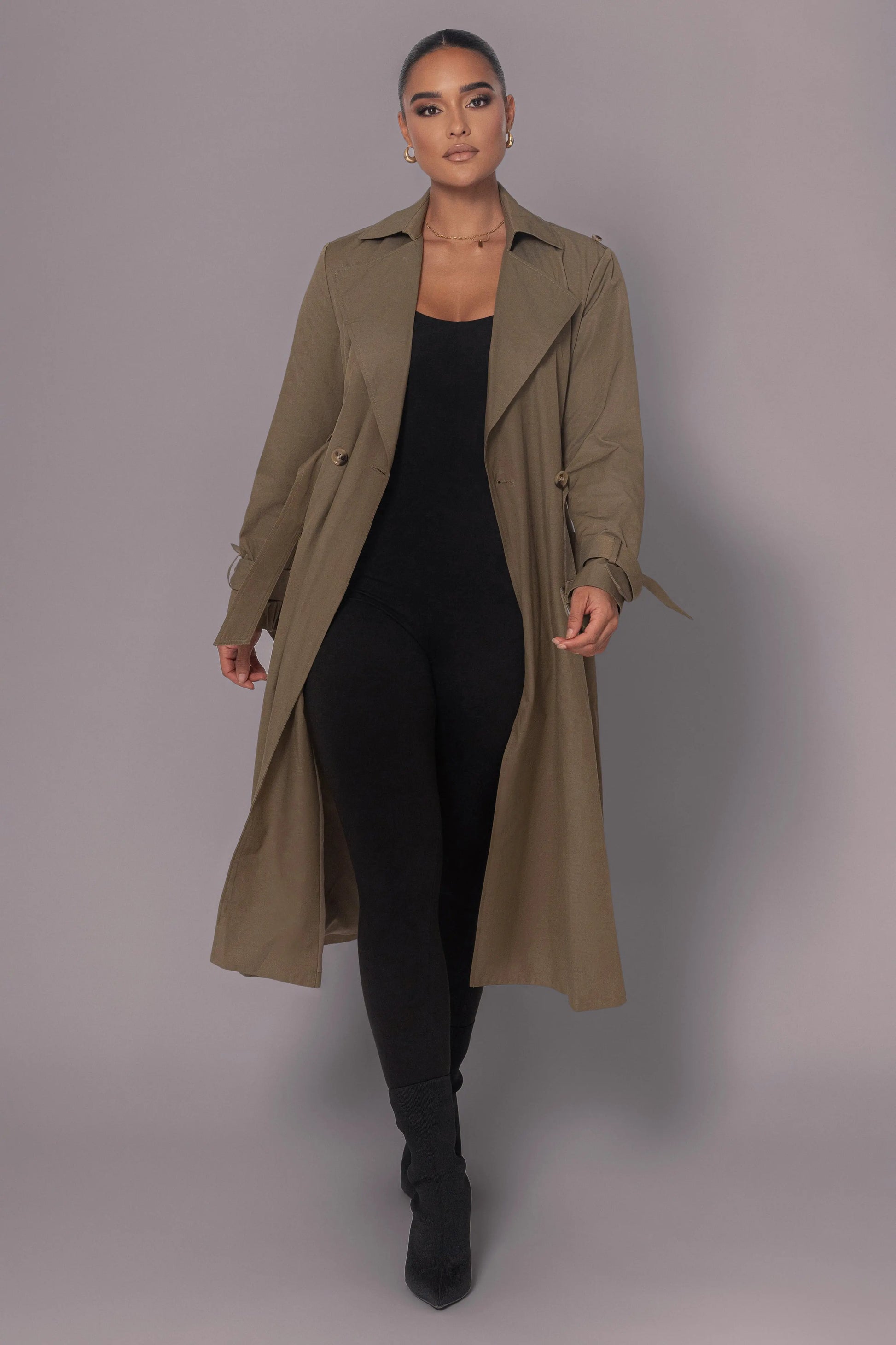 Olive The Classic Trench Coat JLUXLABEL