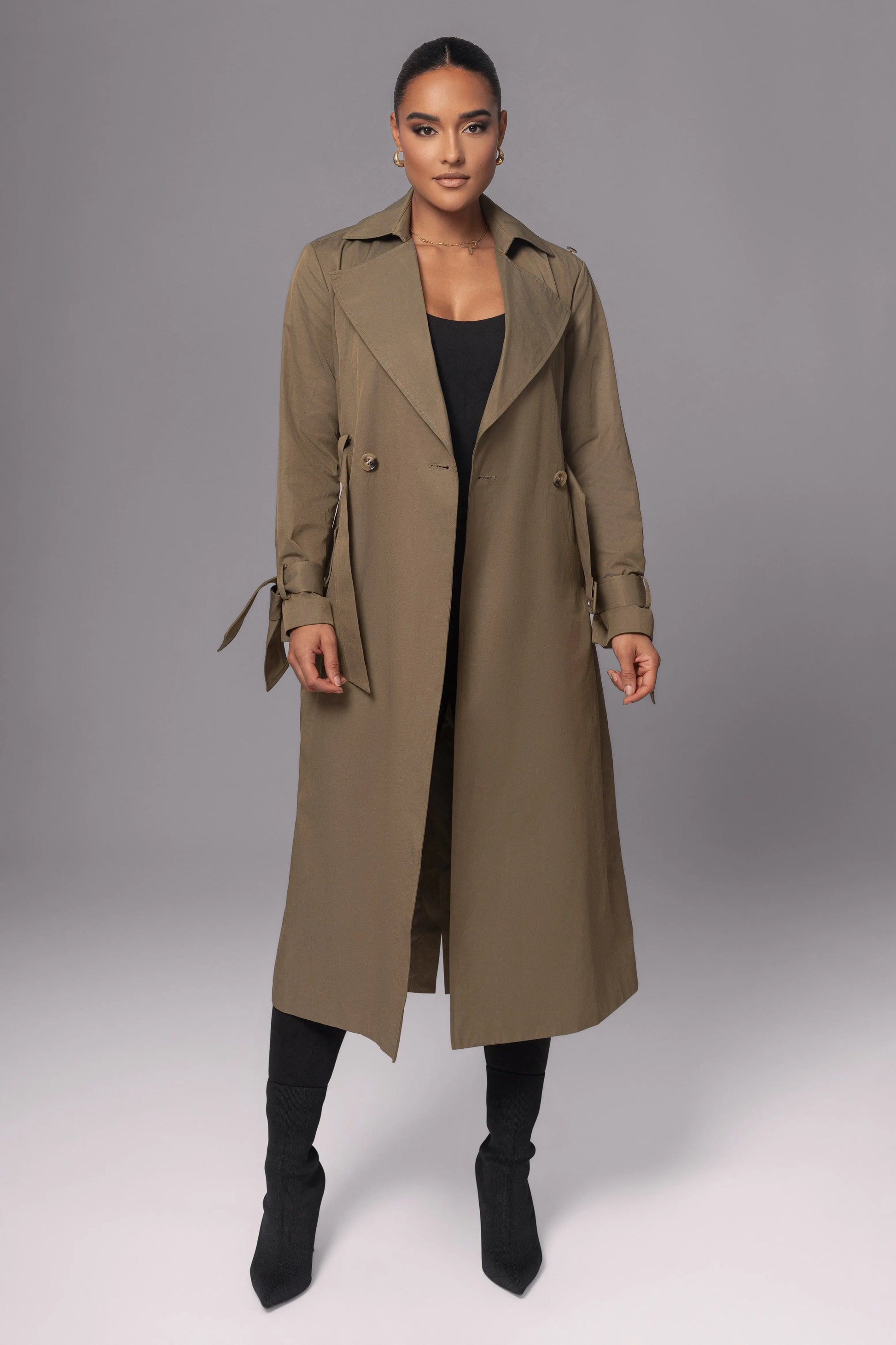 Olive The Classic Trench Coat JLUXLABEL