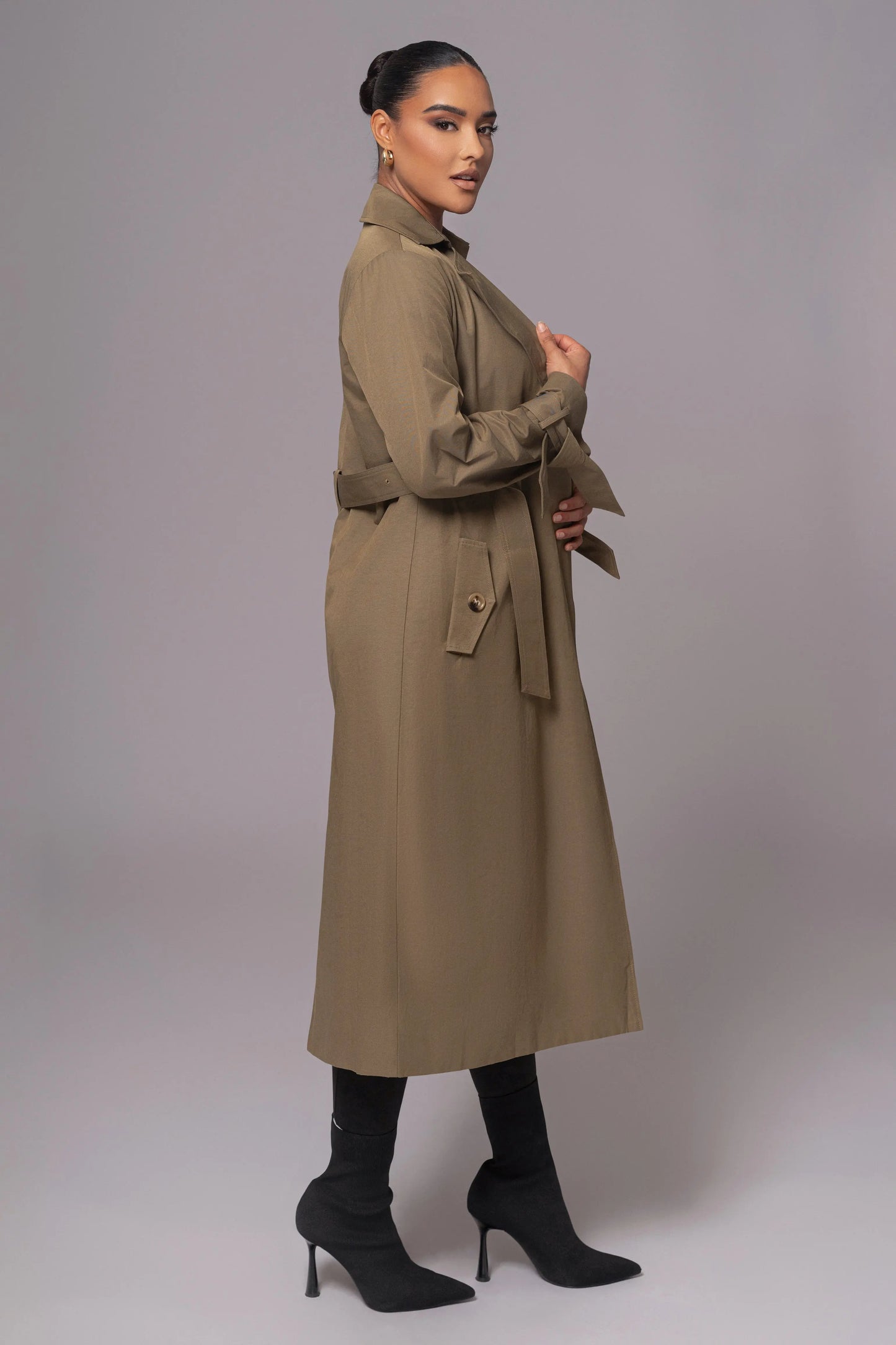 Olive The Classic Trench Coat JLUXLABEL