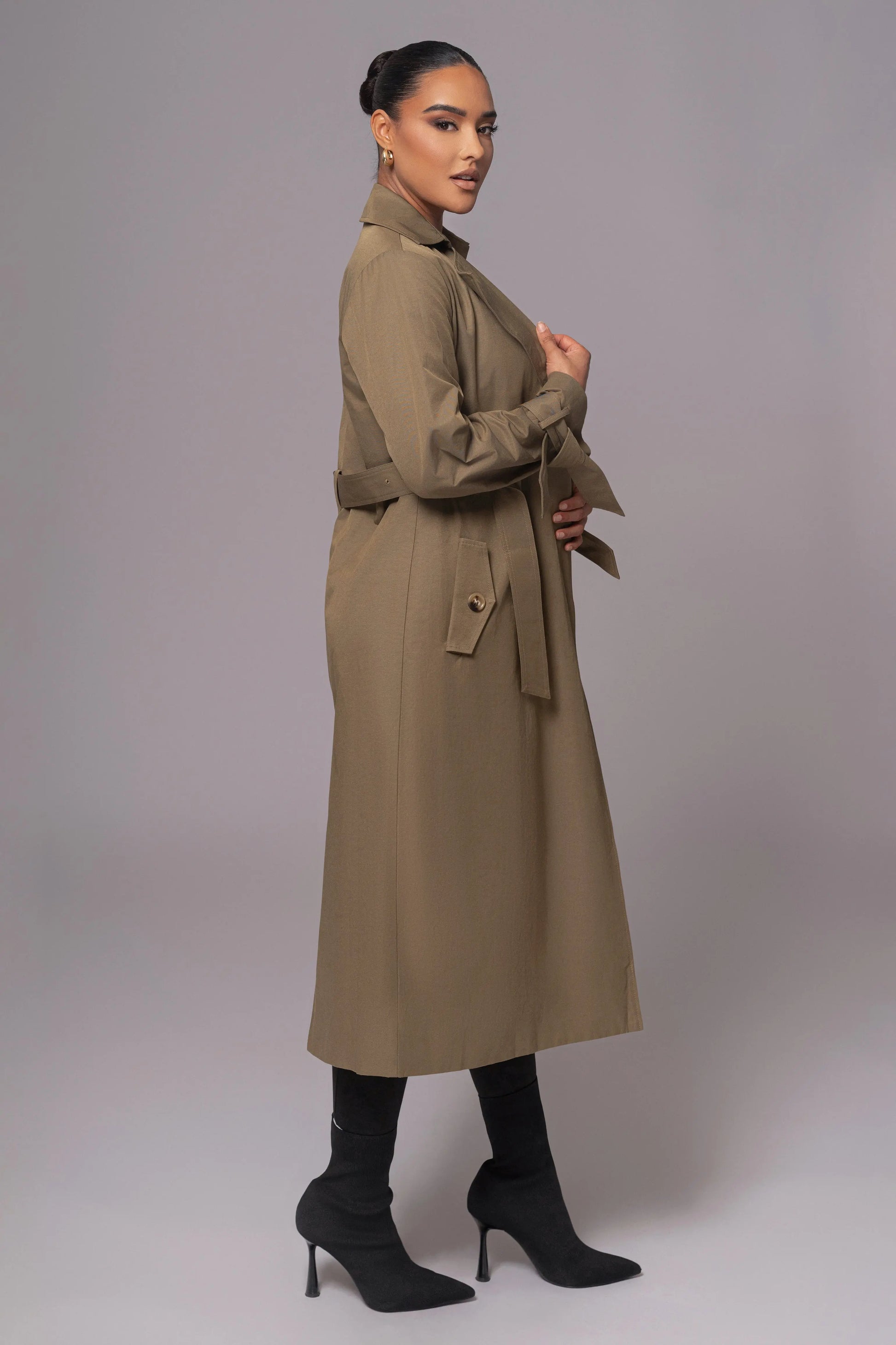 Olive The Classic Trench Coat JLUXLABEL