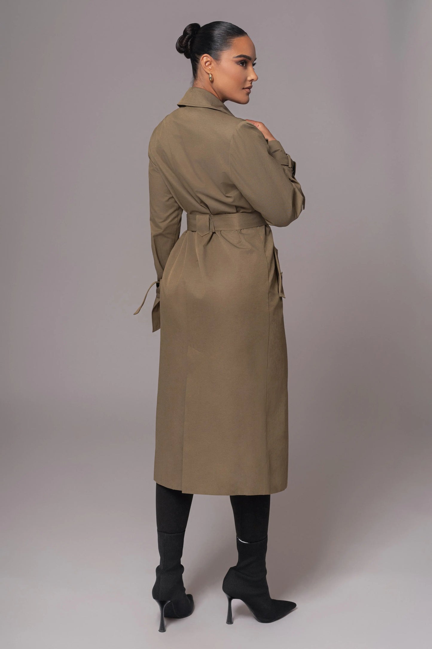 Olive The Classic Trench Coat JLUXLABEL