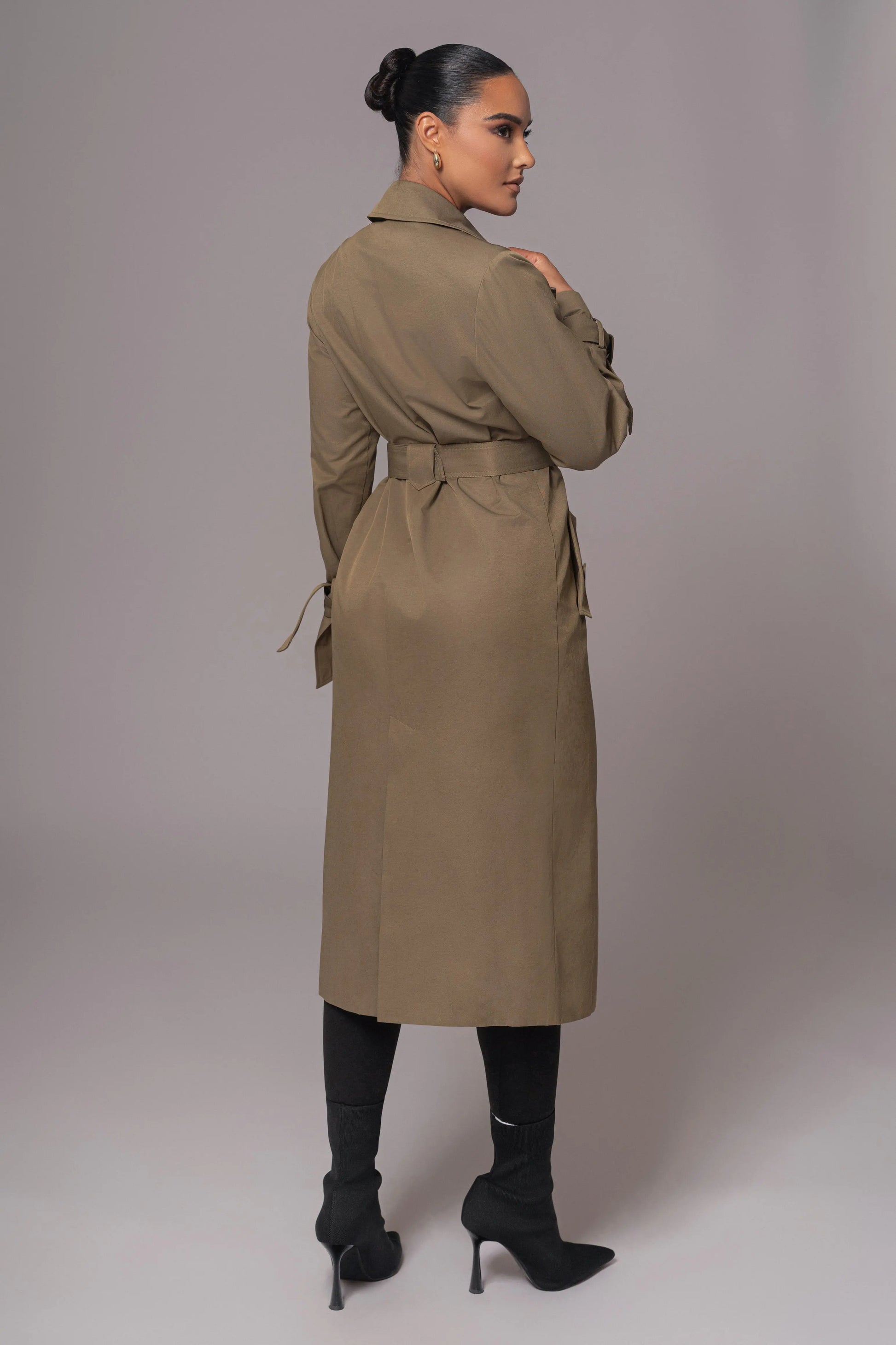 Olive The Classic Trench Coat JLUXLABEL