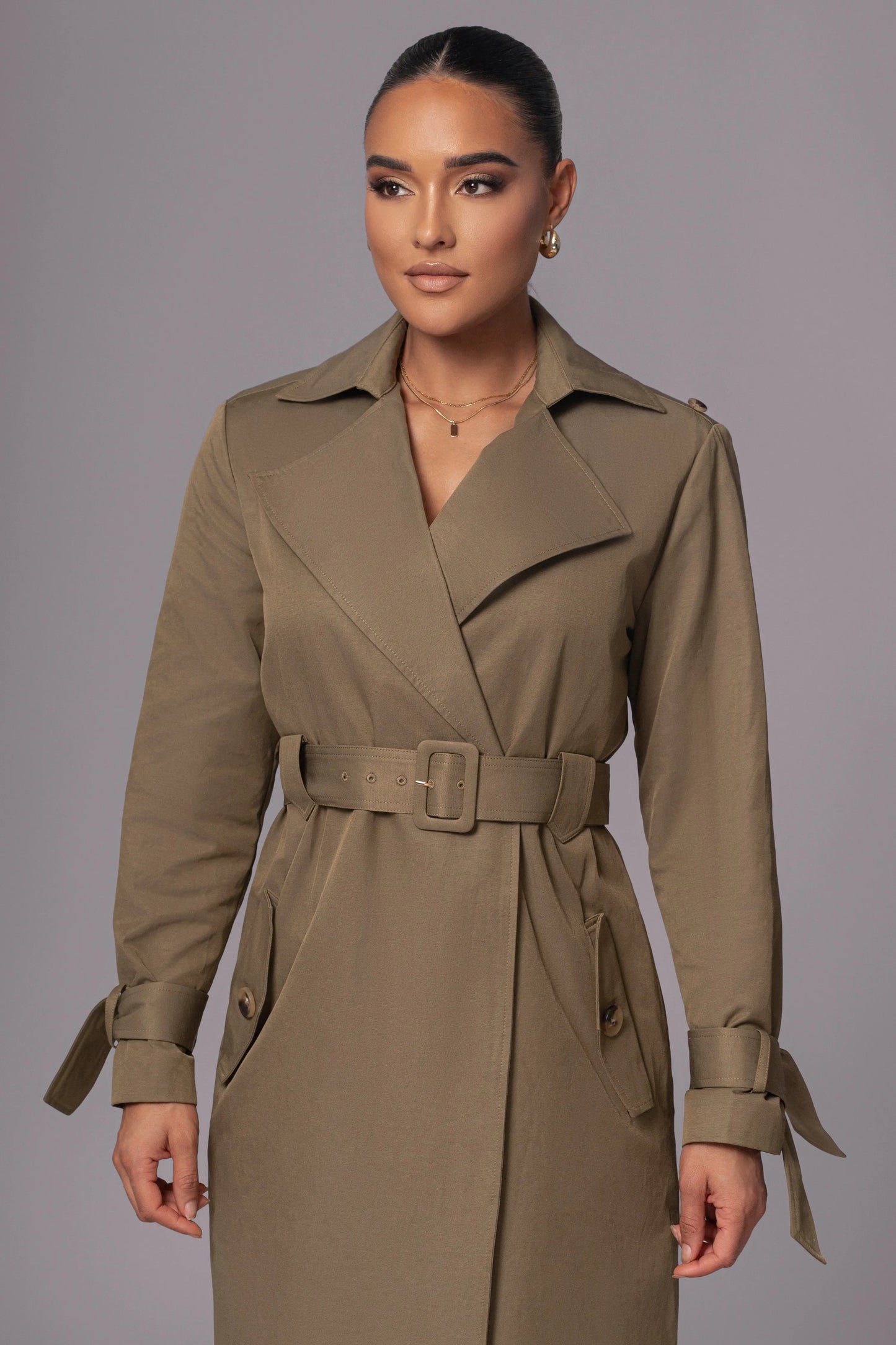 Olive The Classic Trench Coat JLUXLABEL