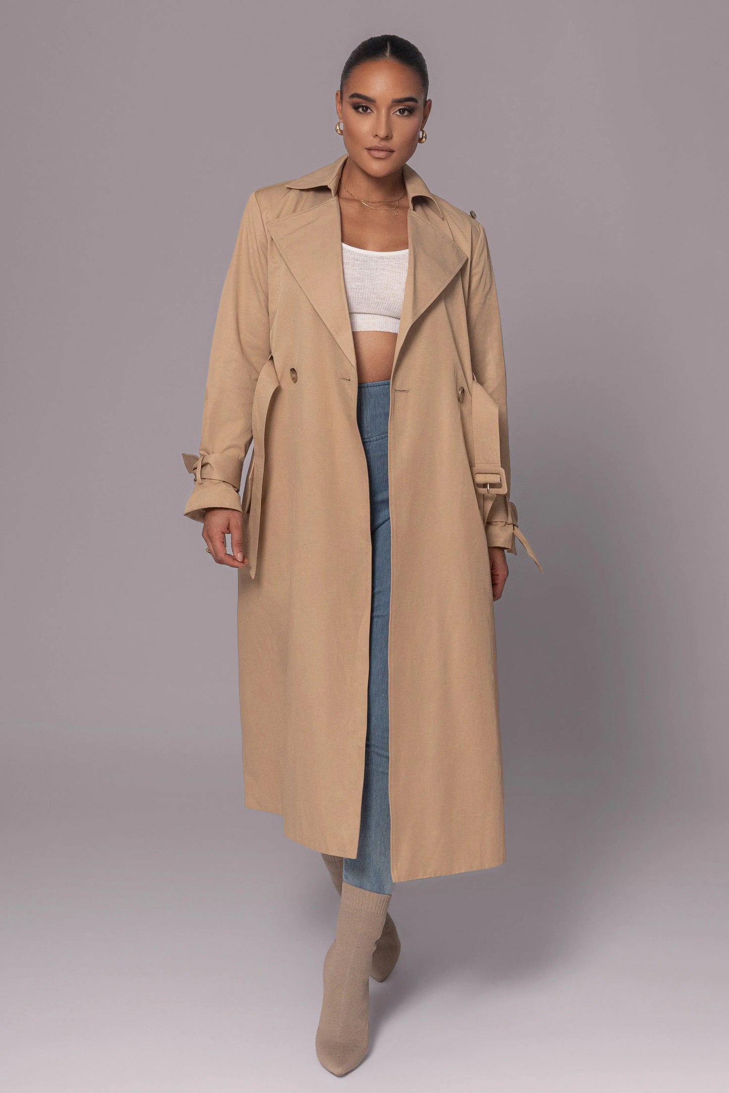 Khaki The Classic Trench Coat JLUXLABEL