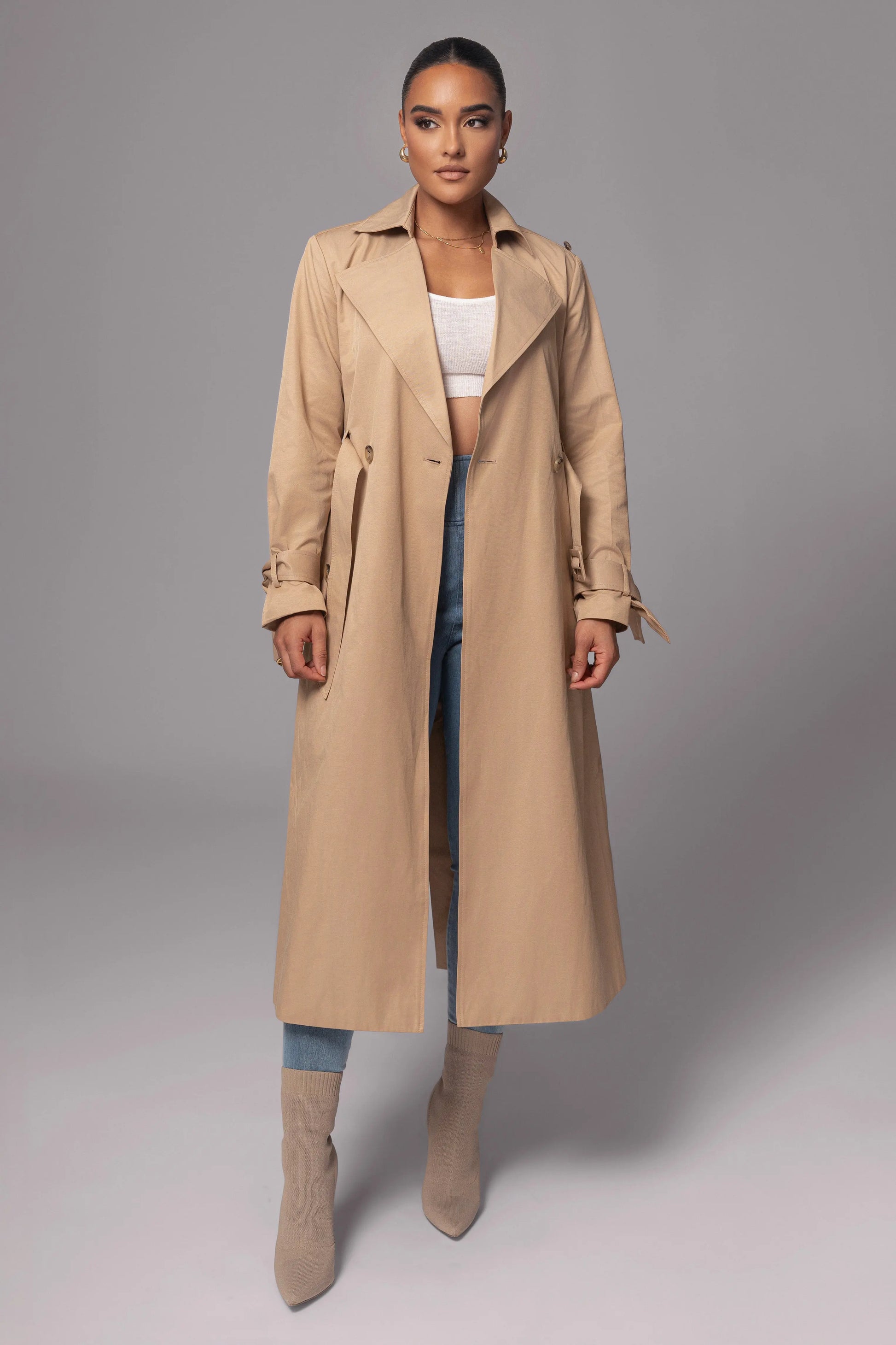 Khaki The Classic Trench Coat JLUXLABEL