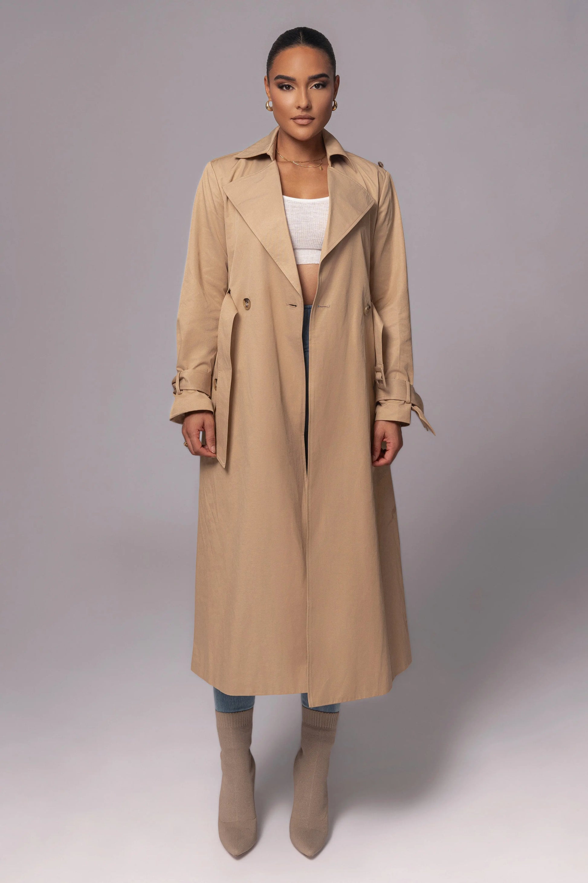 Khaki The Classic Trench Coat JLUXLABEL