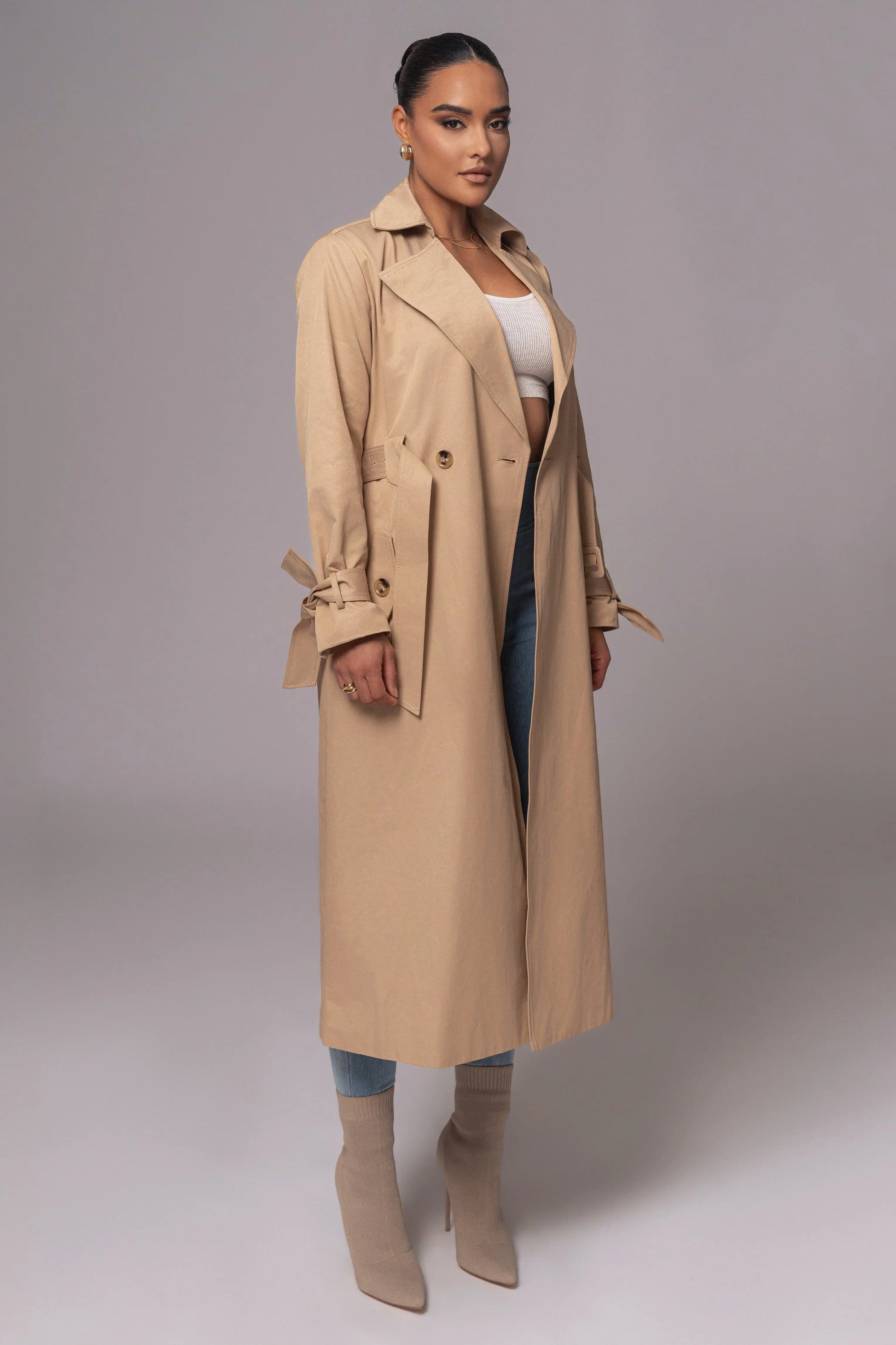 Khaki The Classic Trench Coat JLUXLABEL
