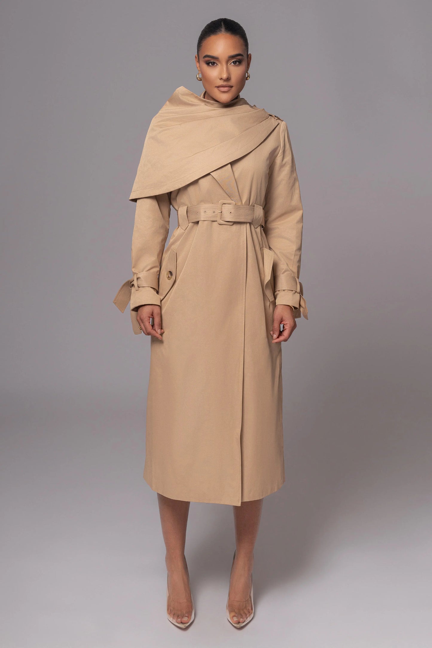 Khaki The Classic Trench Coat JLUXLABEL