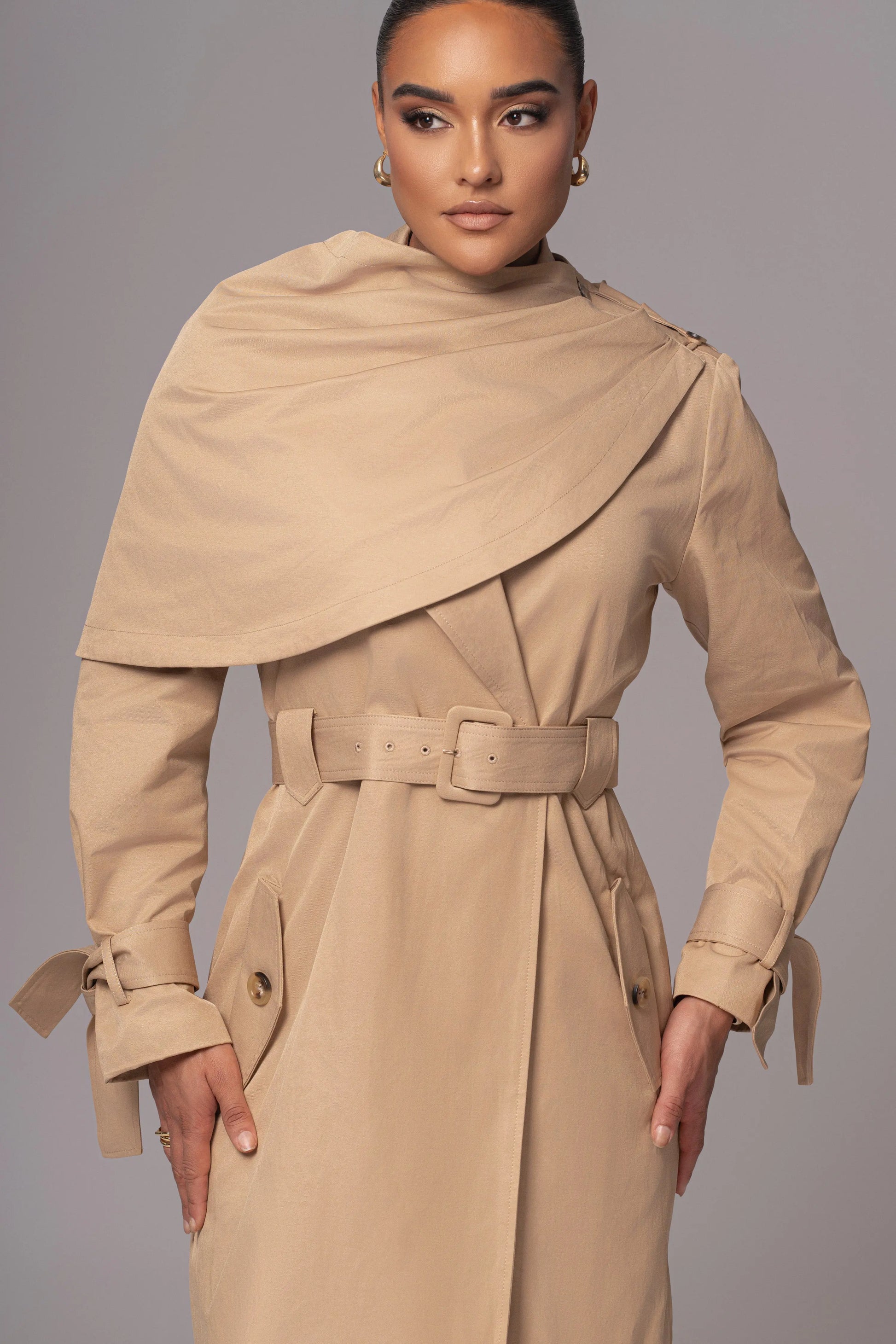 Khaki The Classic Trench Coat JLUXLABEL
