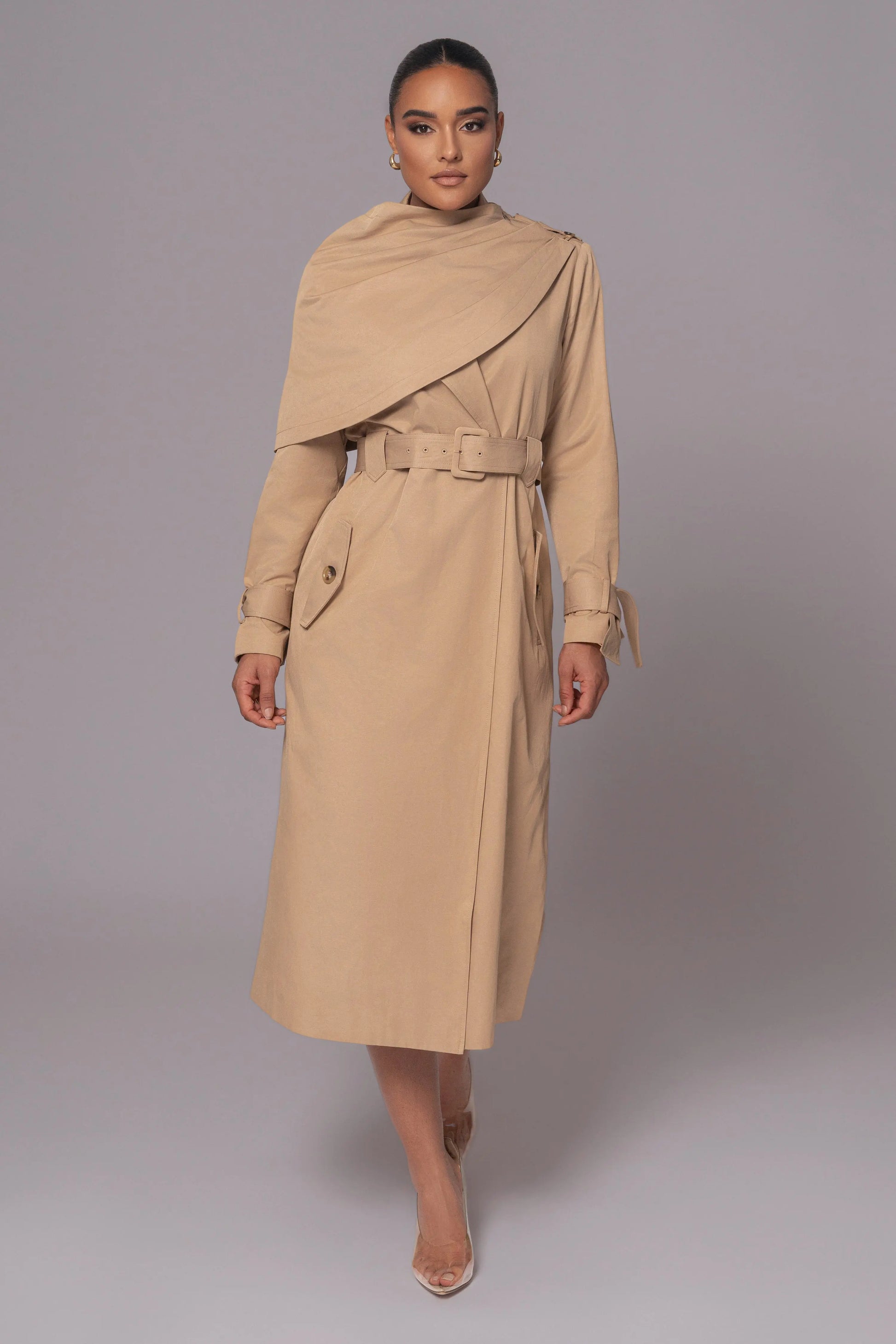 Khaki The Classic Trench Coat JLUXLABEL
