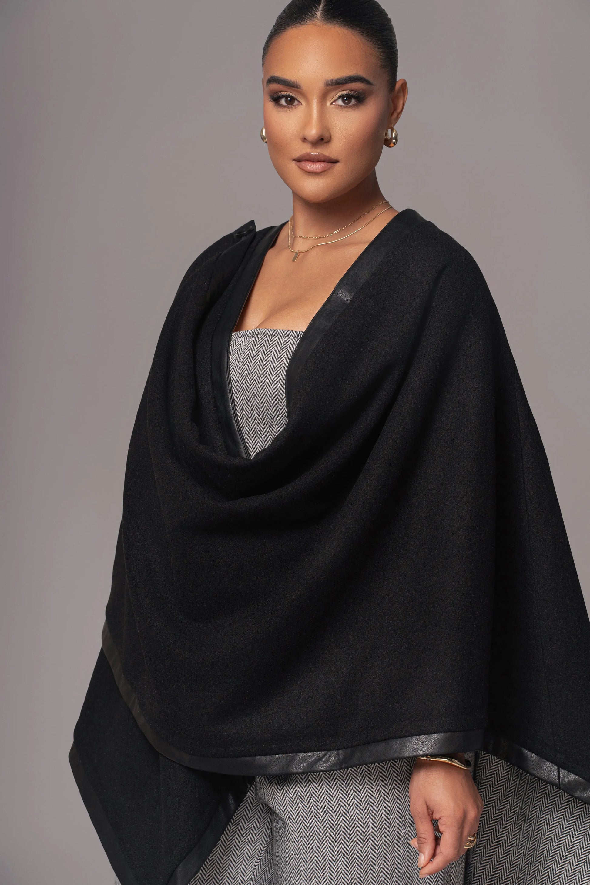 Herringbone Reversible Shawl JLUXLABEL