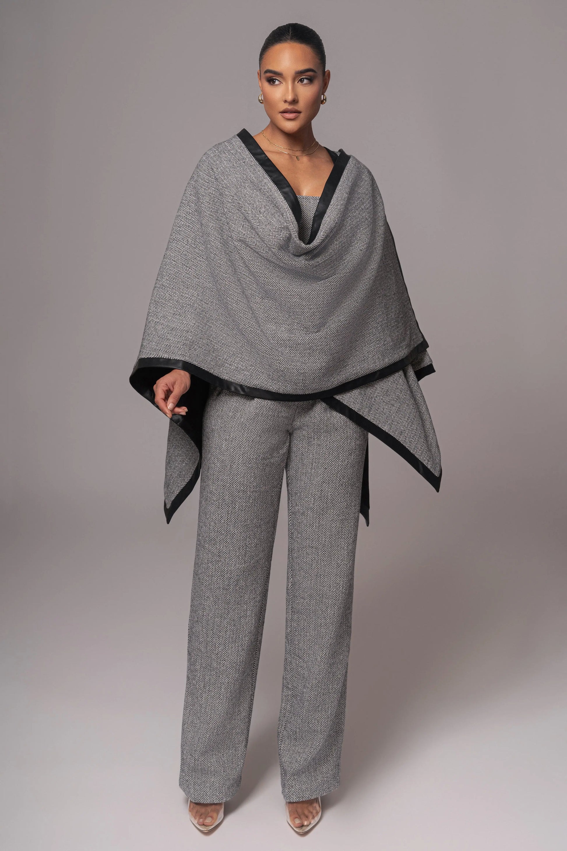 Herringbone Reversible Shawl JLUXLABEL
