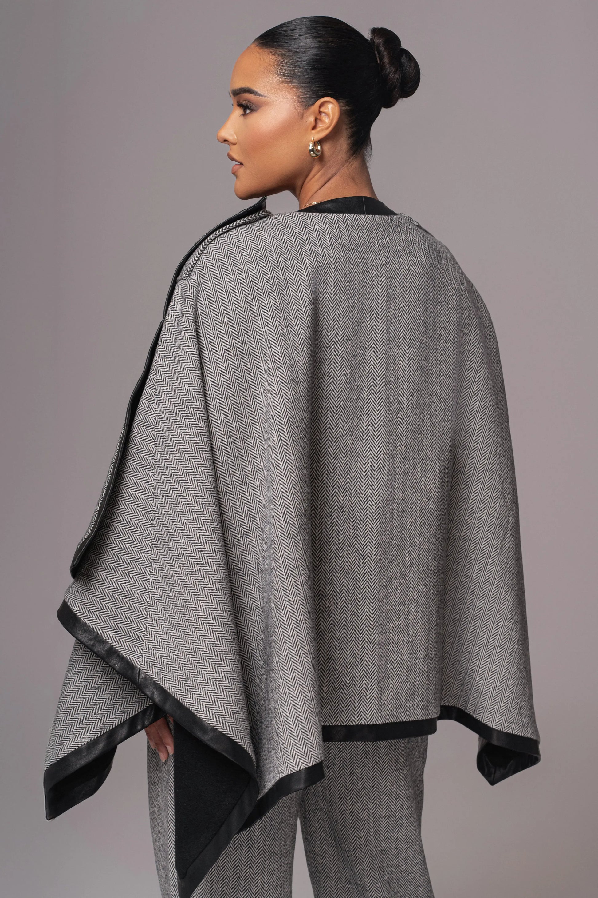 Herringbone Reversible Shawl JLUXLABEL