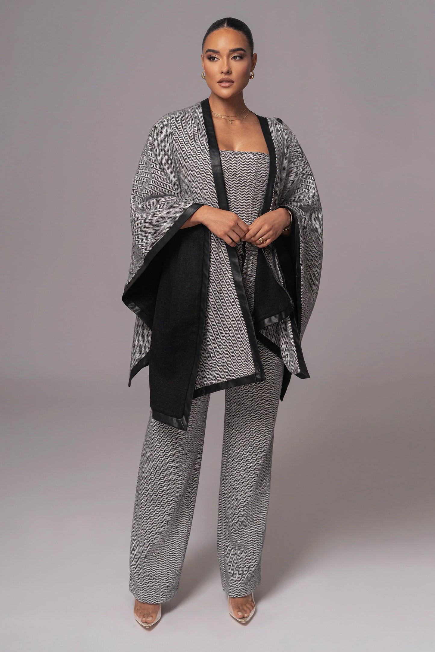 Herringbone Reversible Shawl JLUXLABEL