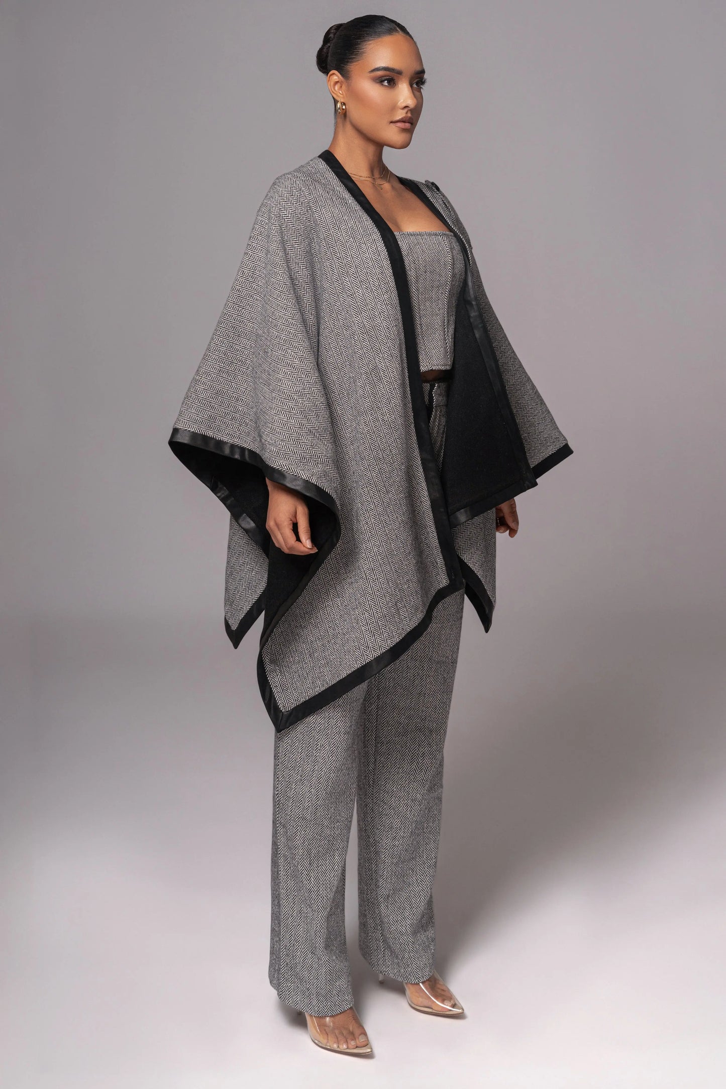 Herringbone Reversible Shawl JLUXLABEL