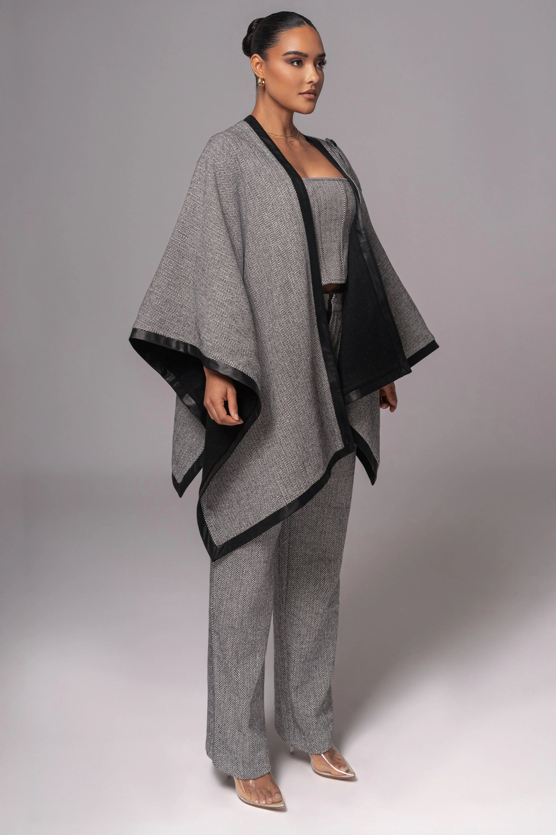 Herringbone Reversible Shawl JLUXLABEL