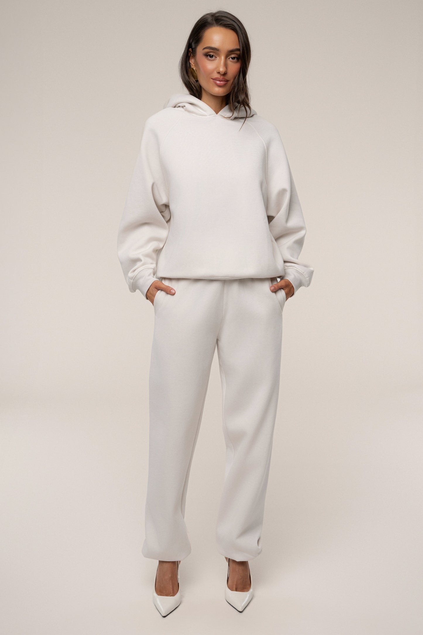 Bone JLUXLABEL Logo Sweatpants