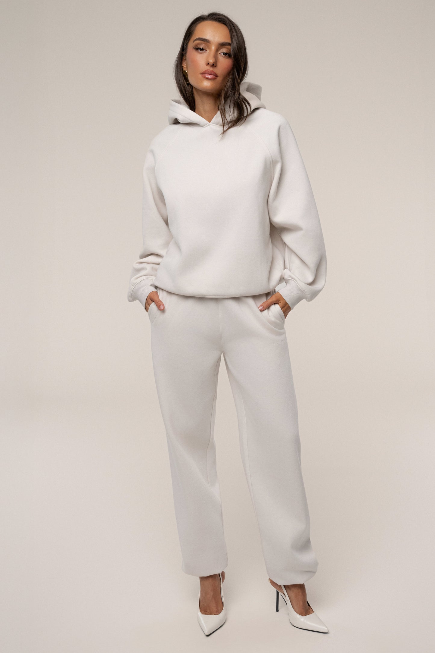 Bone JLUXLABEL Logo Sweatpants