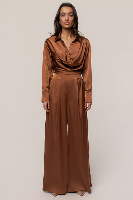 Pecan Infinite Radiance Pant set