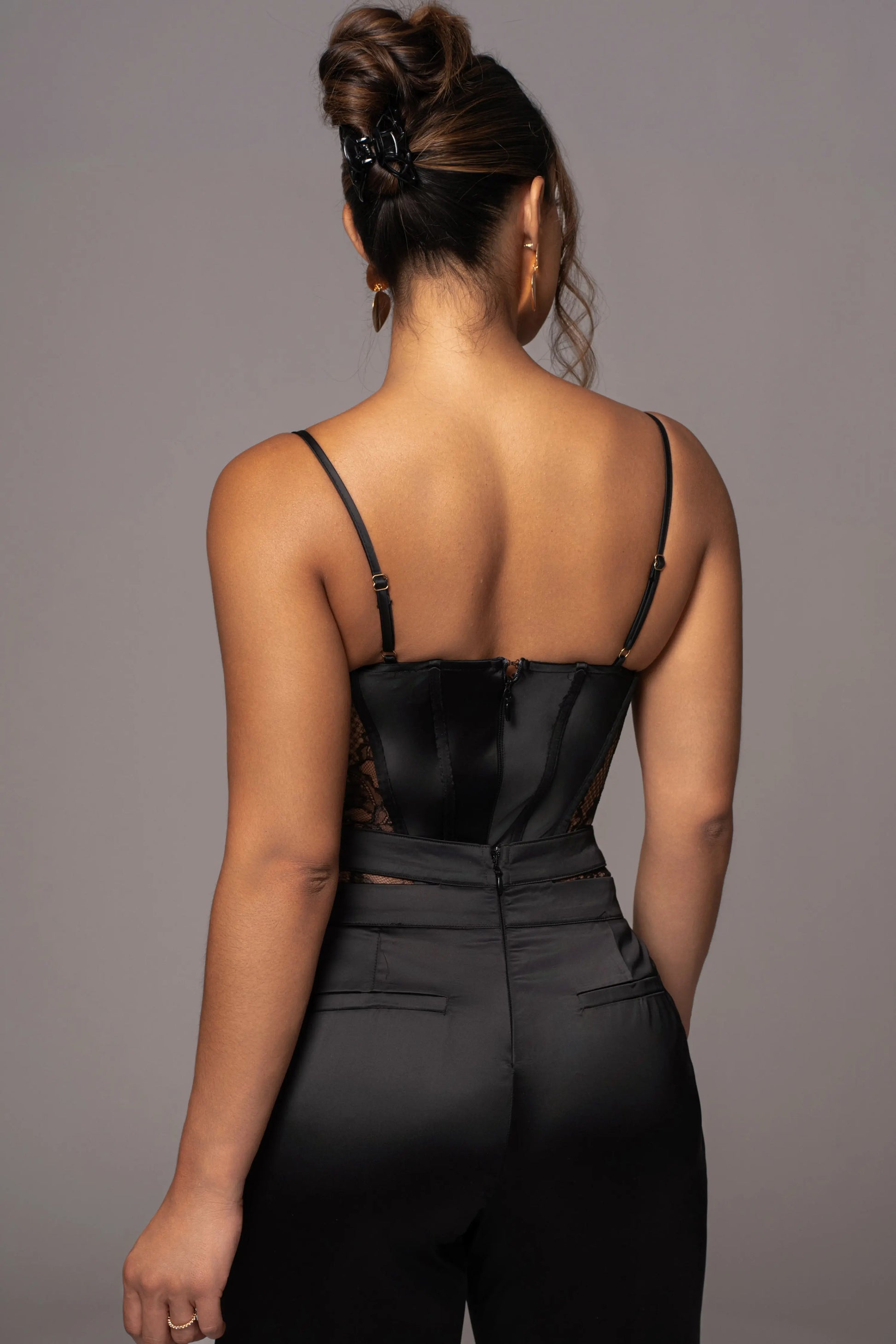 Black Incomparable Lace Bodysuit JLUXLABEL