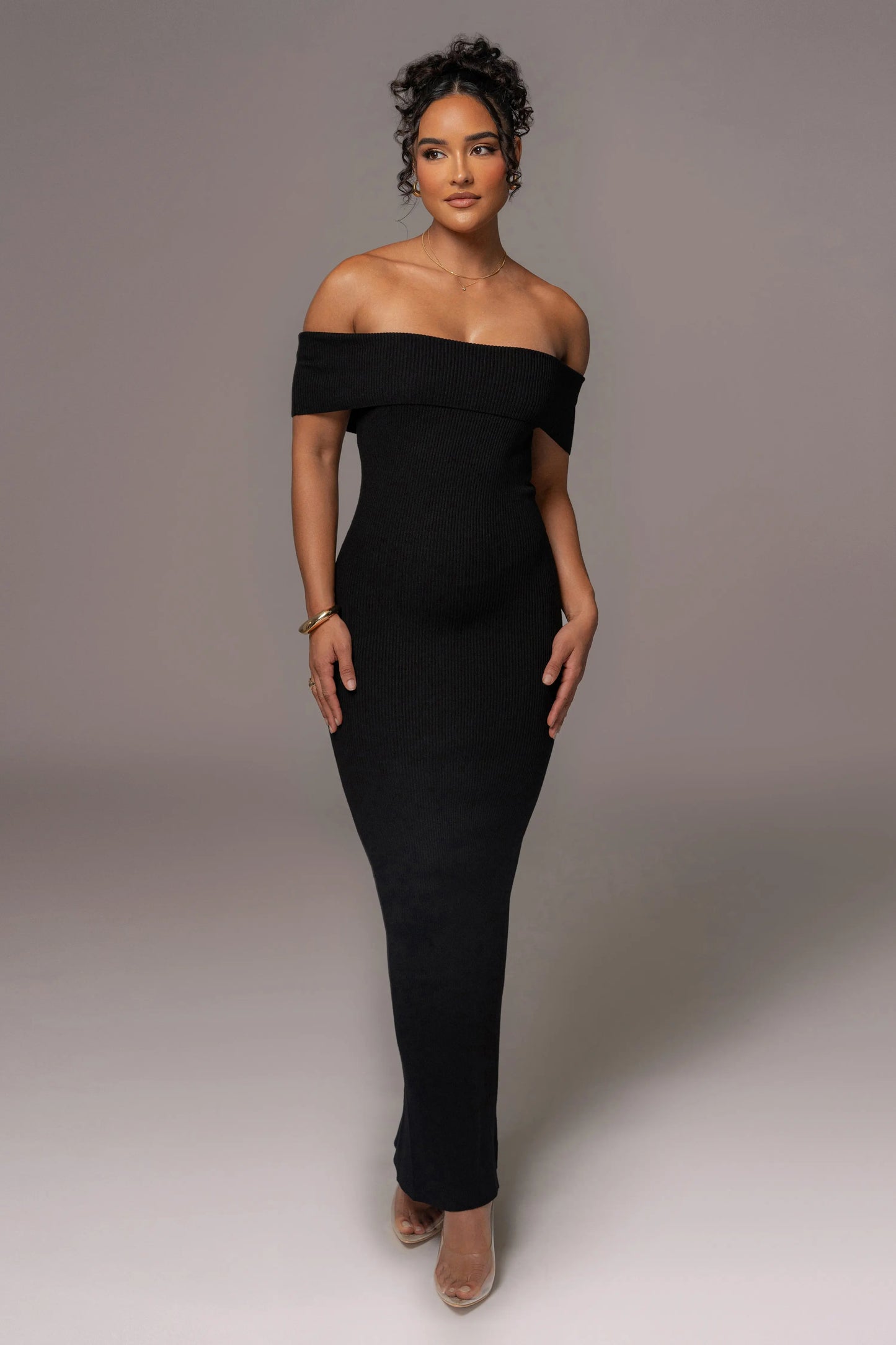 Black Custom  Maxi Dress JLUXLABEL