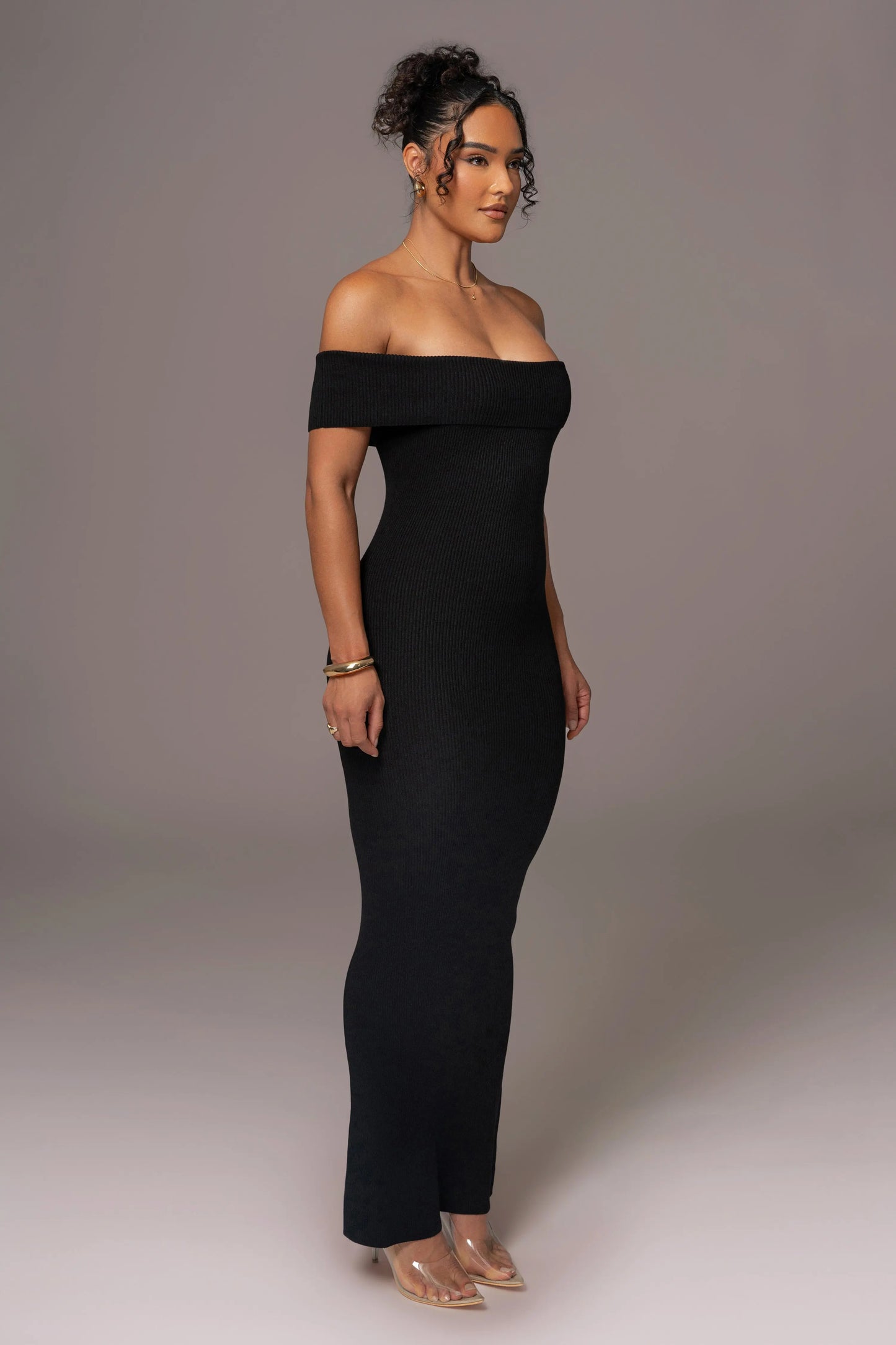 Black Custom  Maxi Dress JLUXLABEL