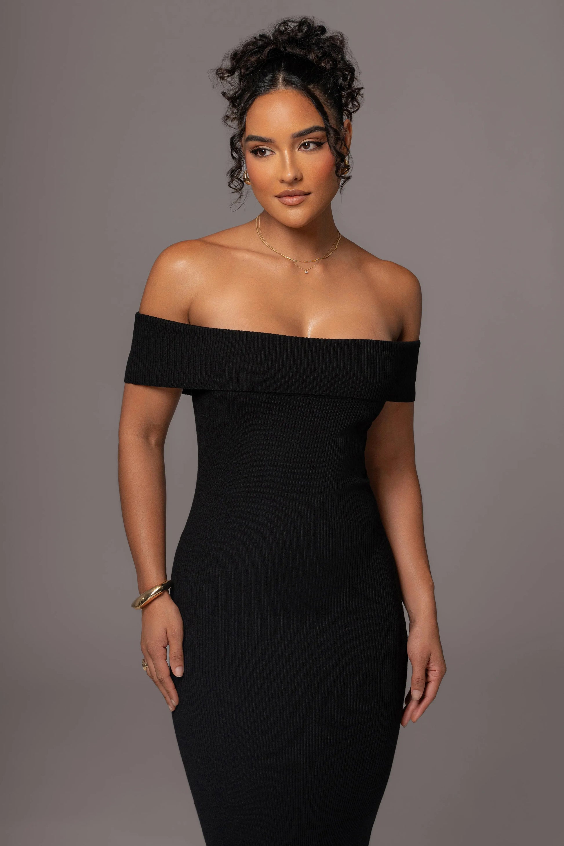 Black Custom  Maxi Dress JLUXLABEL